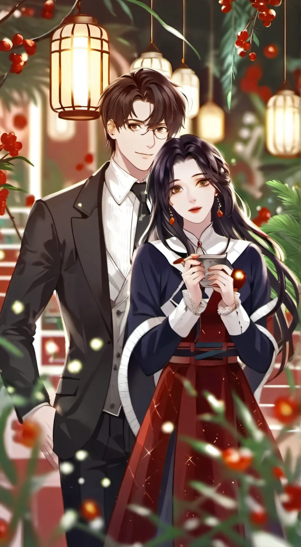 ai character: Zach and ava background