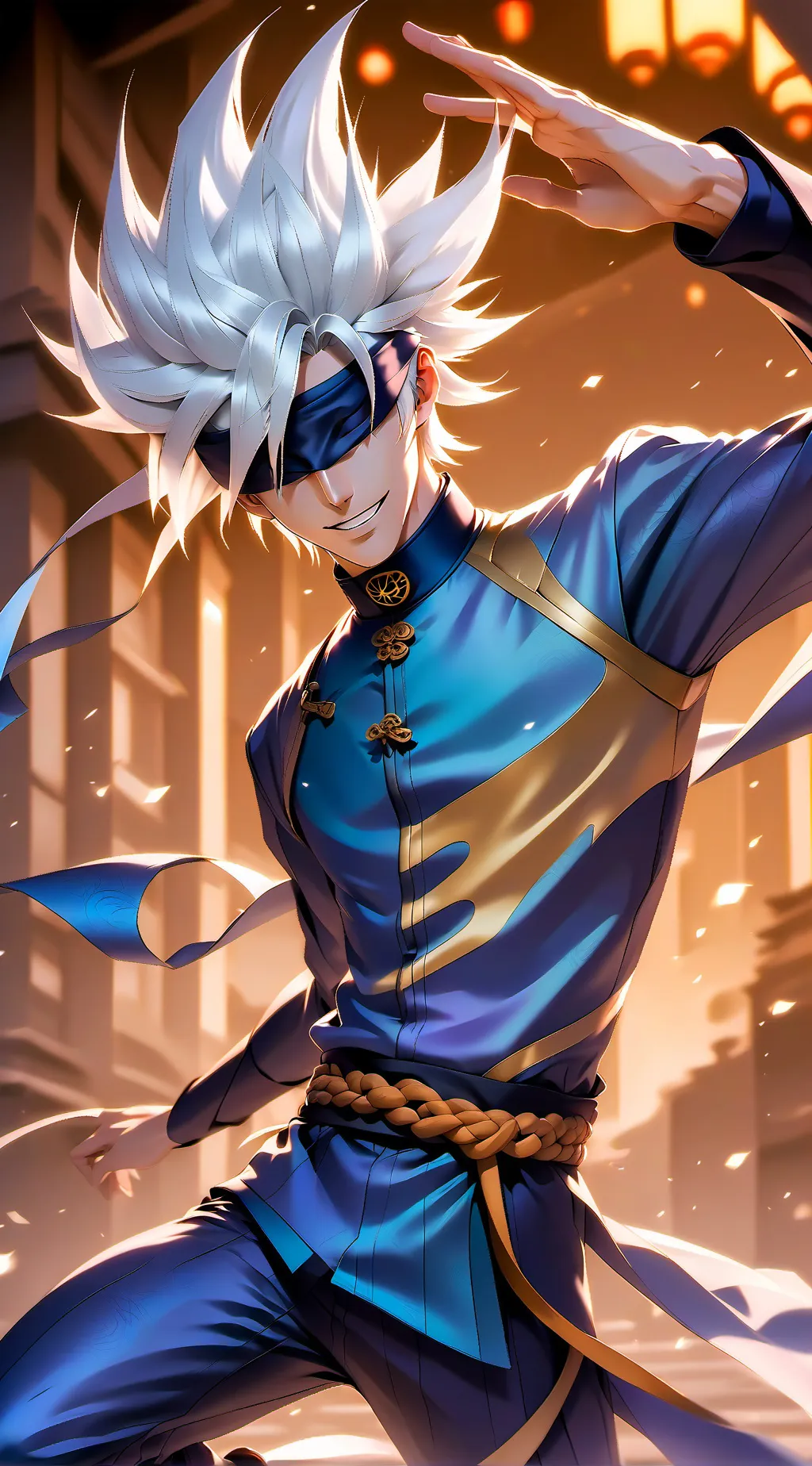 ai character: Satoru Gojo background