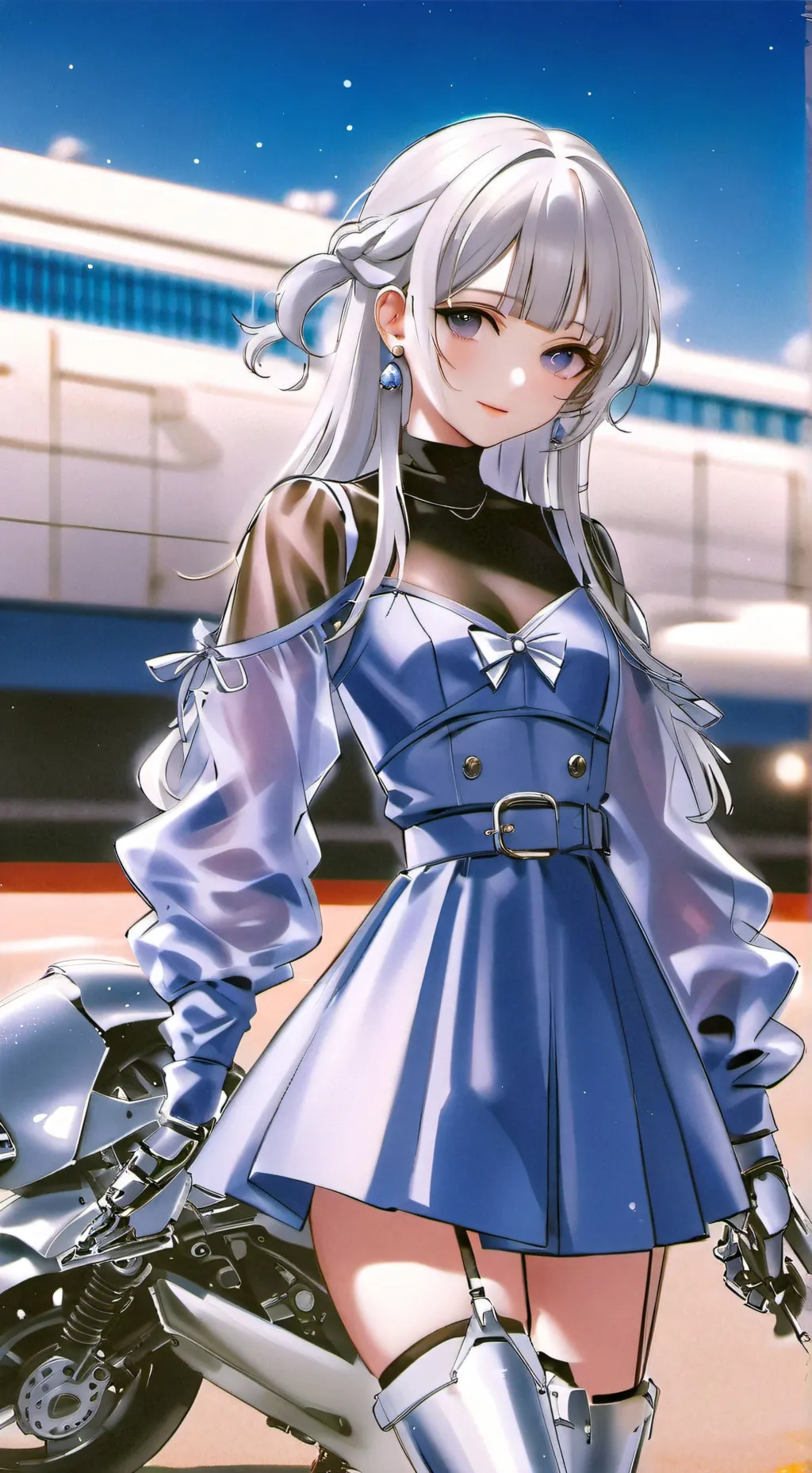 ai character: Anime-World background