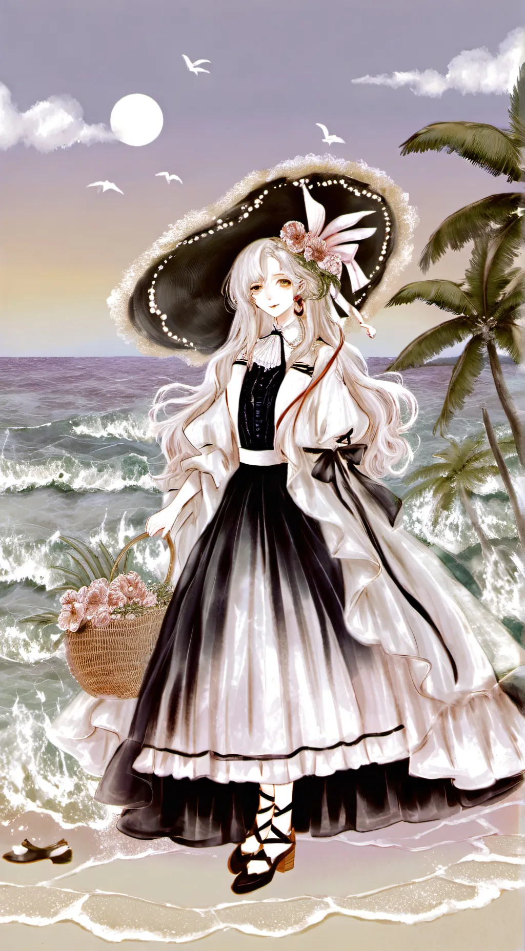 ai character: TBHK BEACH >.< background