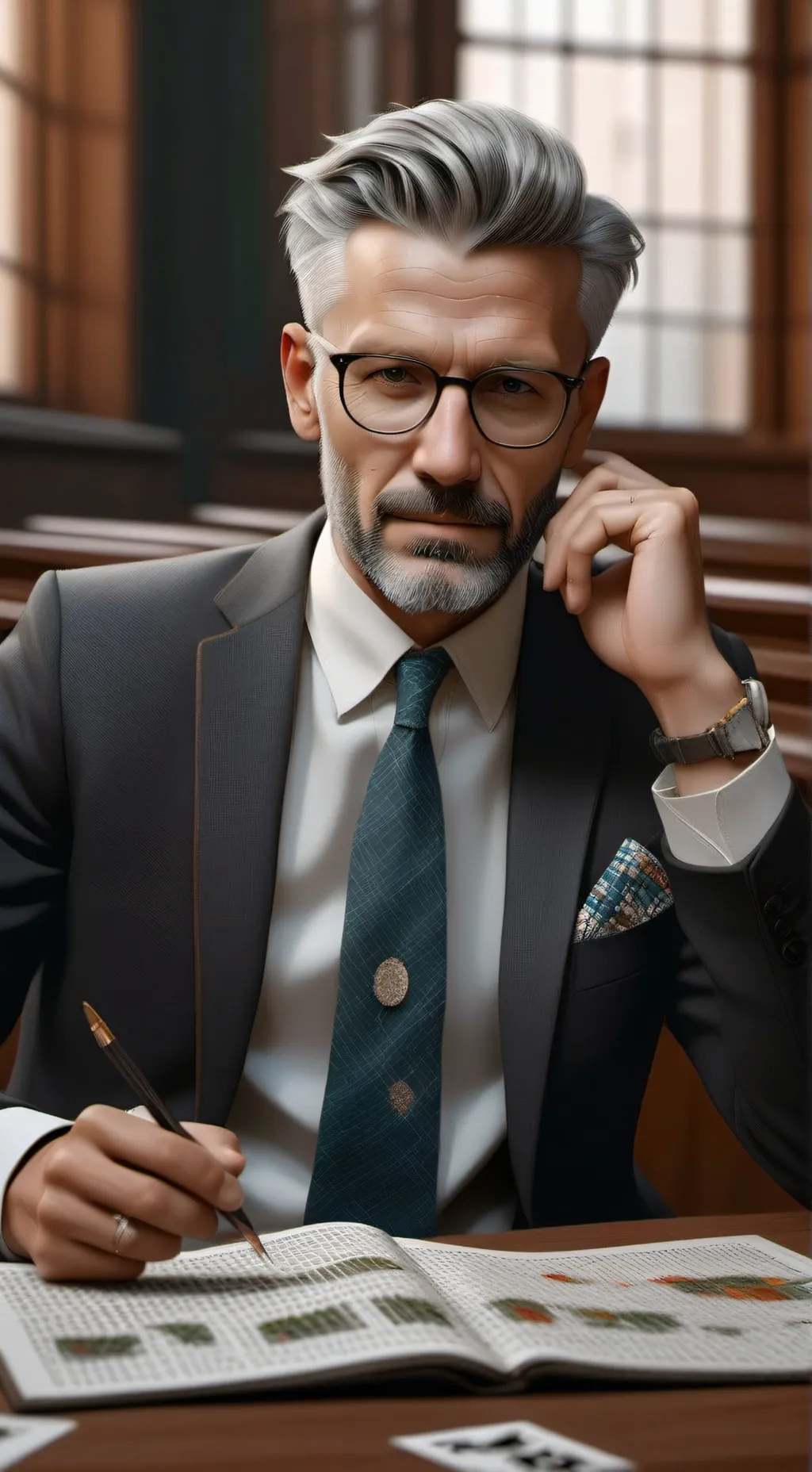 ai character: Preside background