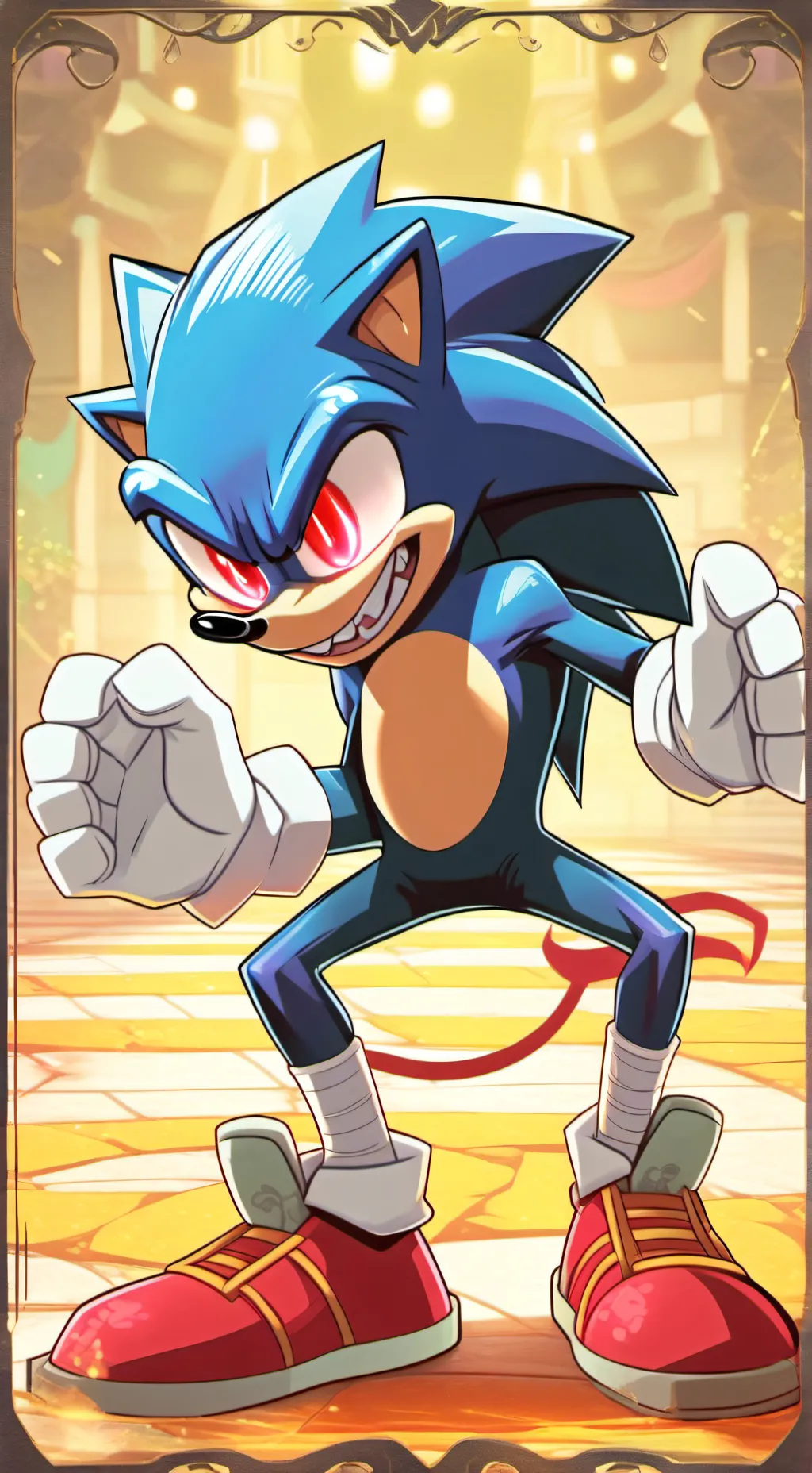 ai character: almost fleetway background