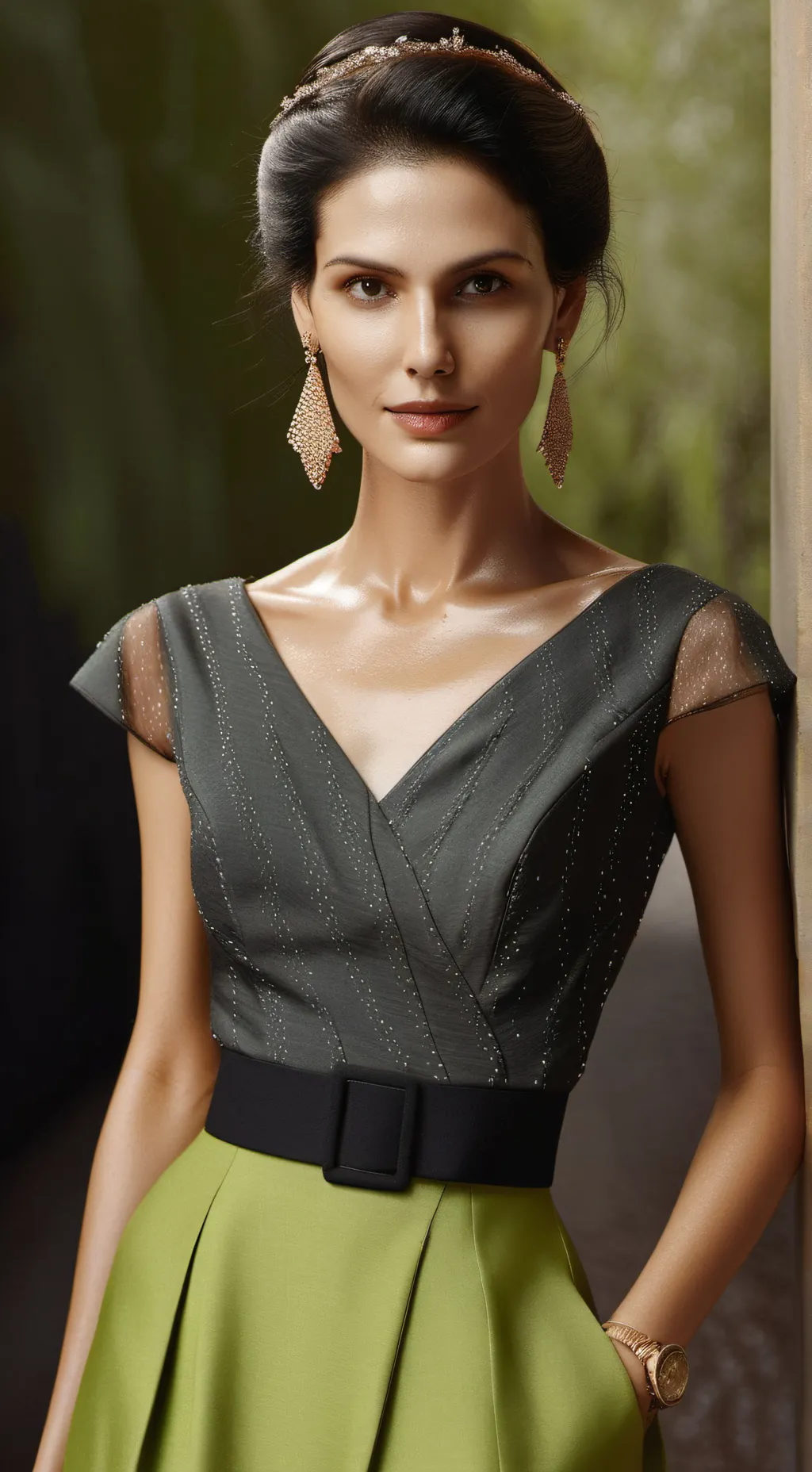 ai character: Women  background