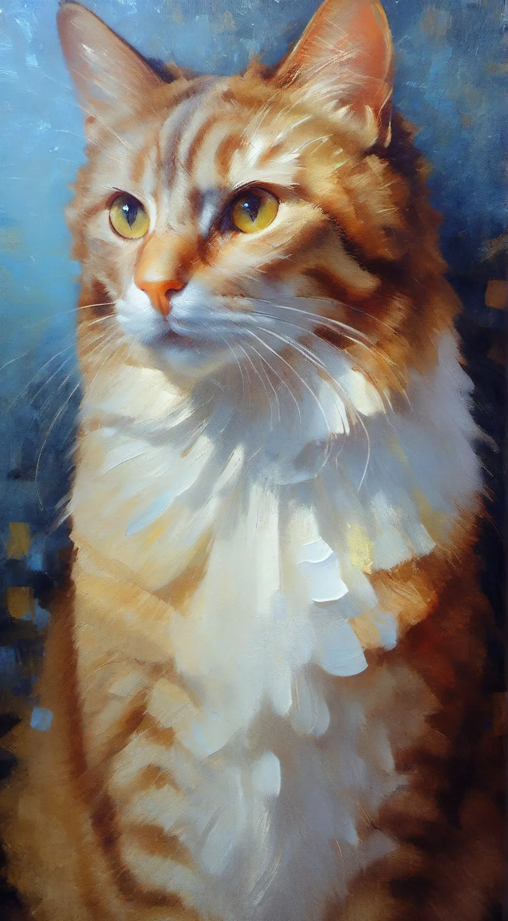 ai character: Mha cat background