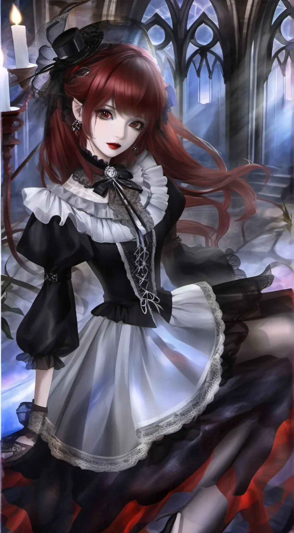 ai character: ~•Elizabeth*^° background