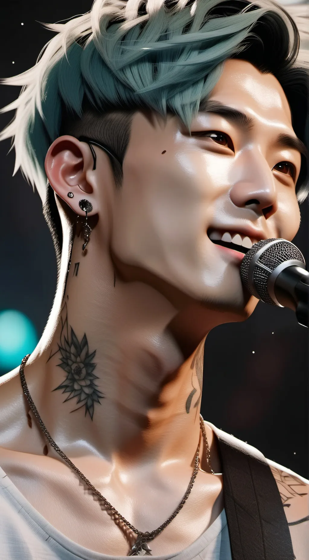 ai character: San Kim background