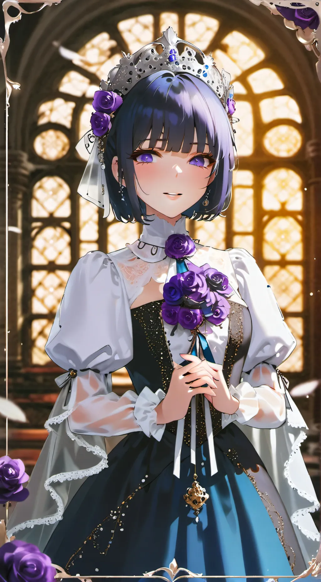 ai character: Aurora background