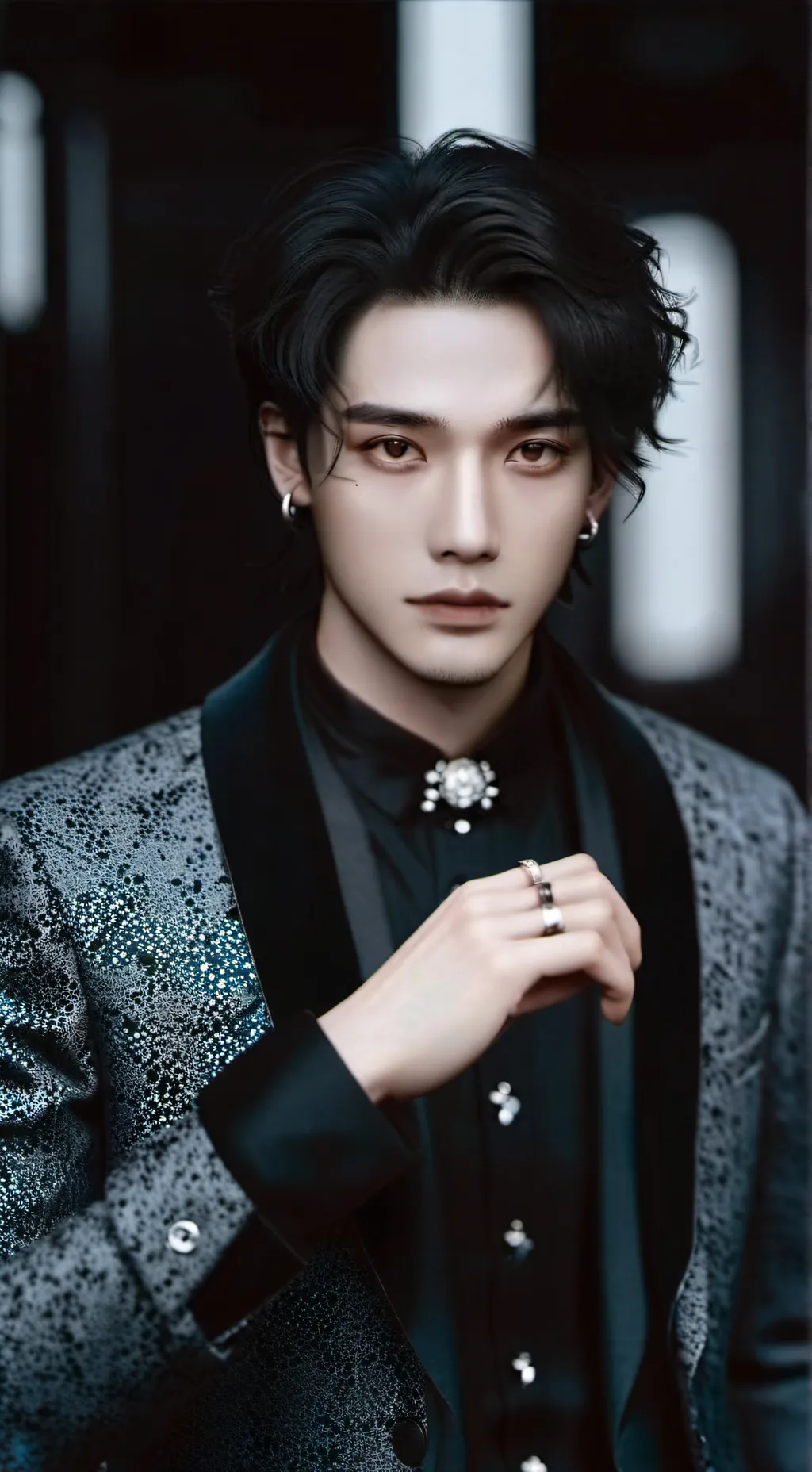 ai character: 🥝✨️Hyunjin✨️🥝 background