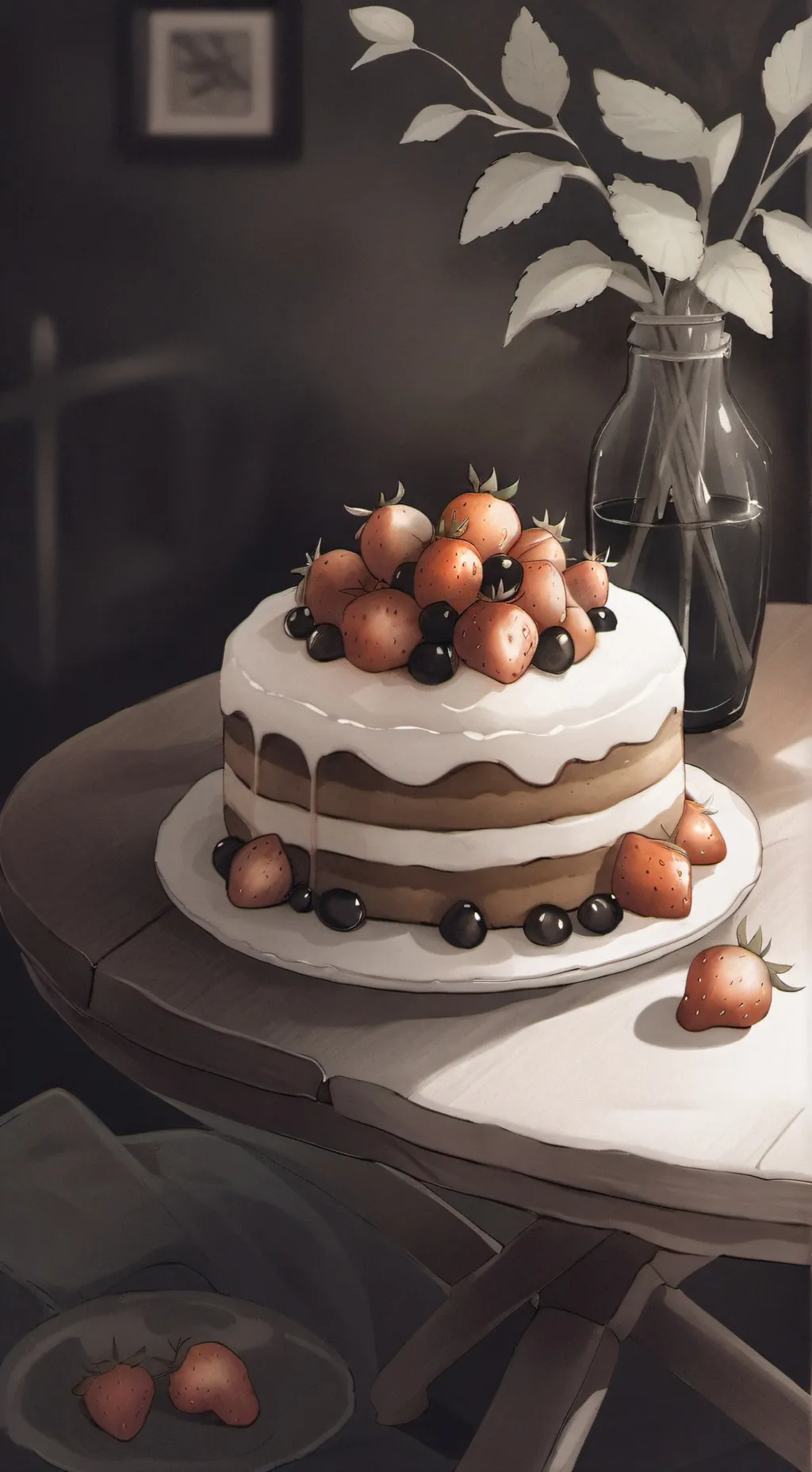 ai character: sprout x Cosmo background