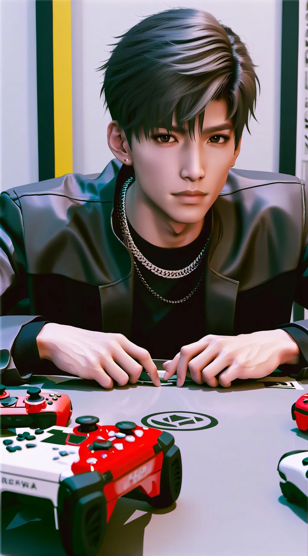 ai character: uppy the pro background