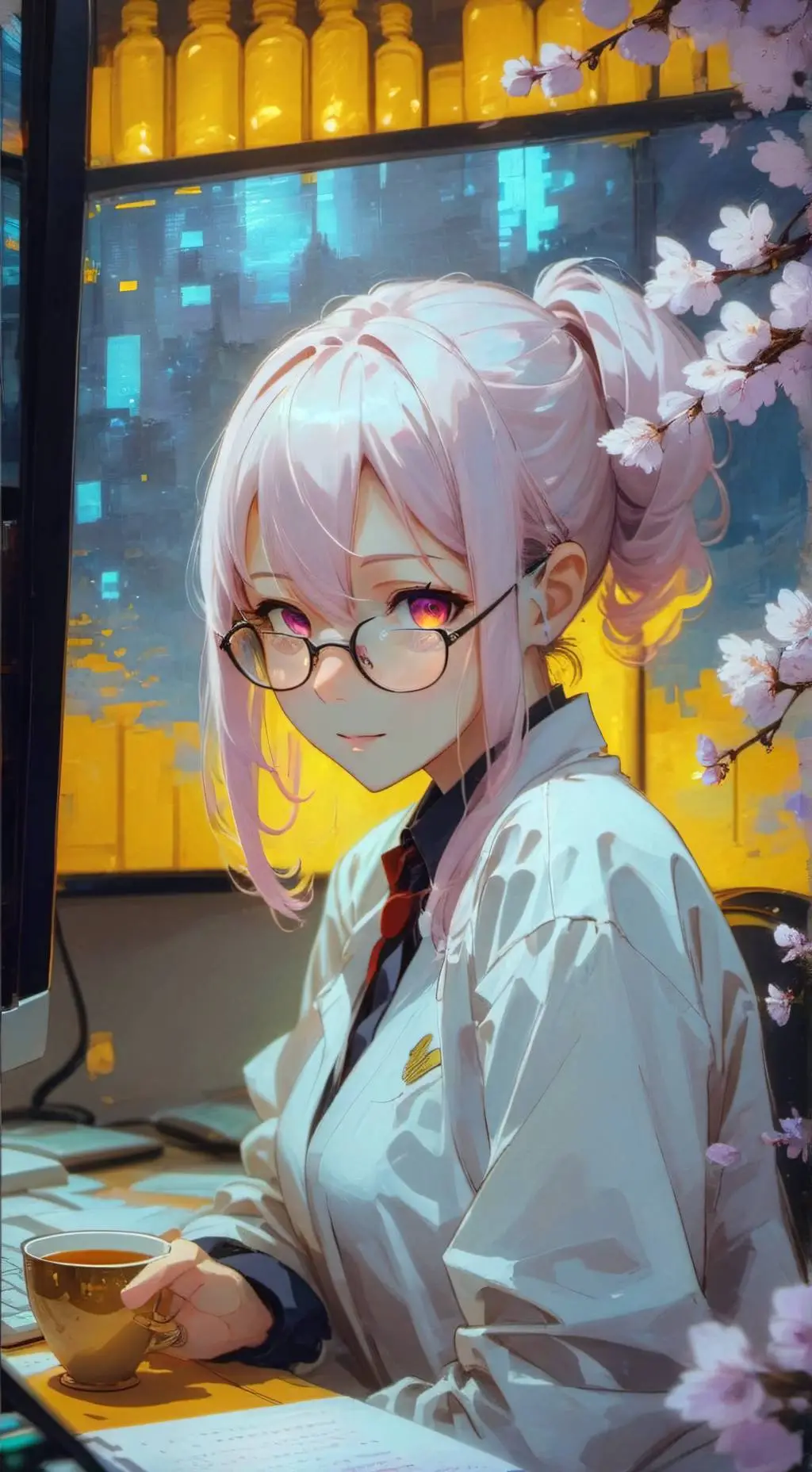 ai character: Misaki background