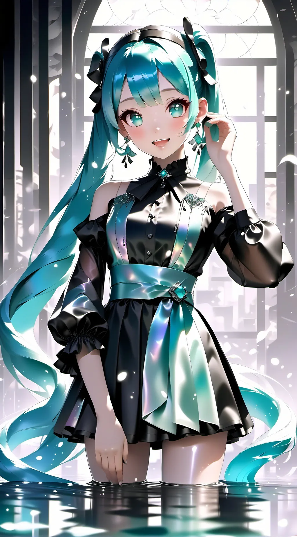 ai character: atzue nah miku background