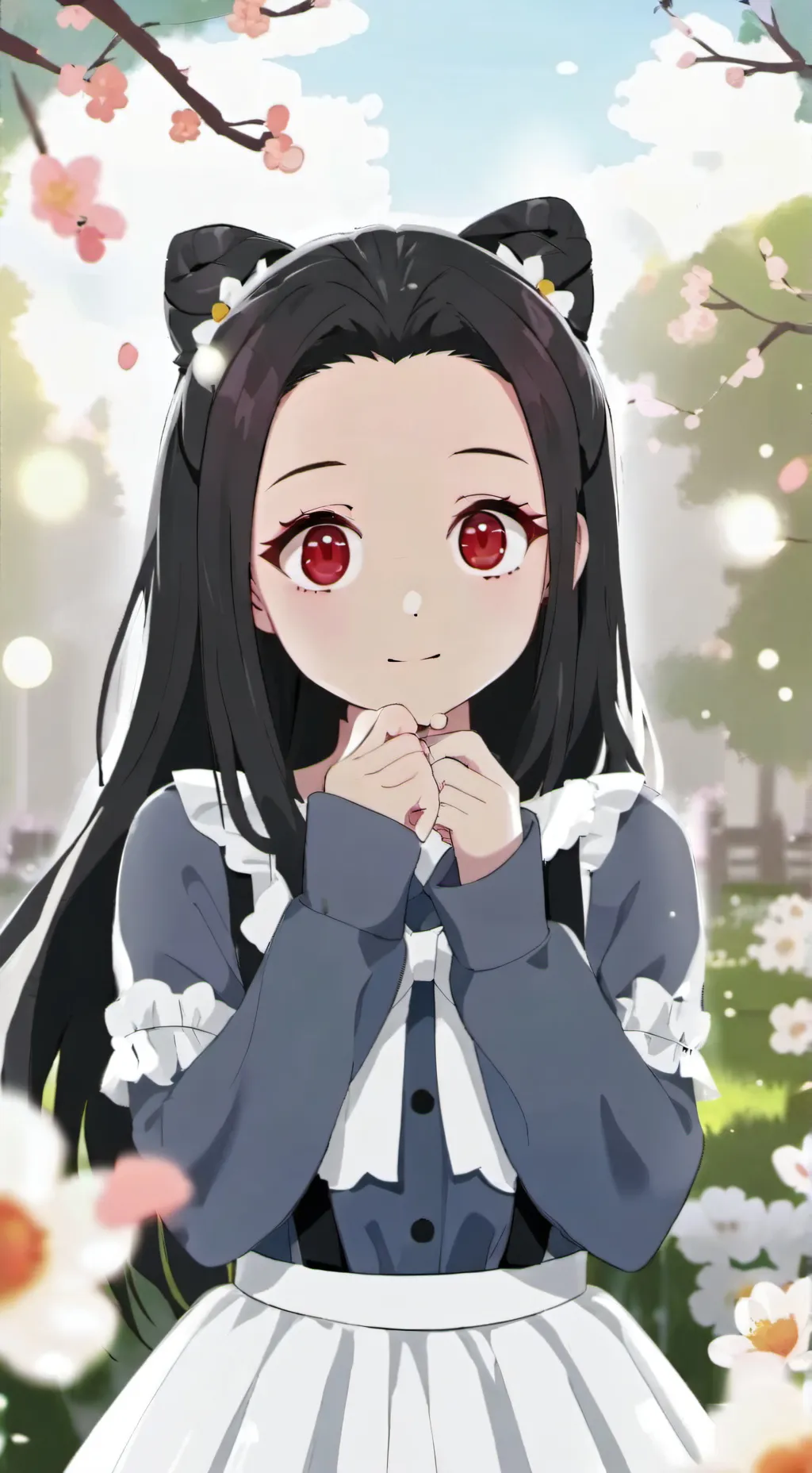 ai character: hermana de gojo  background