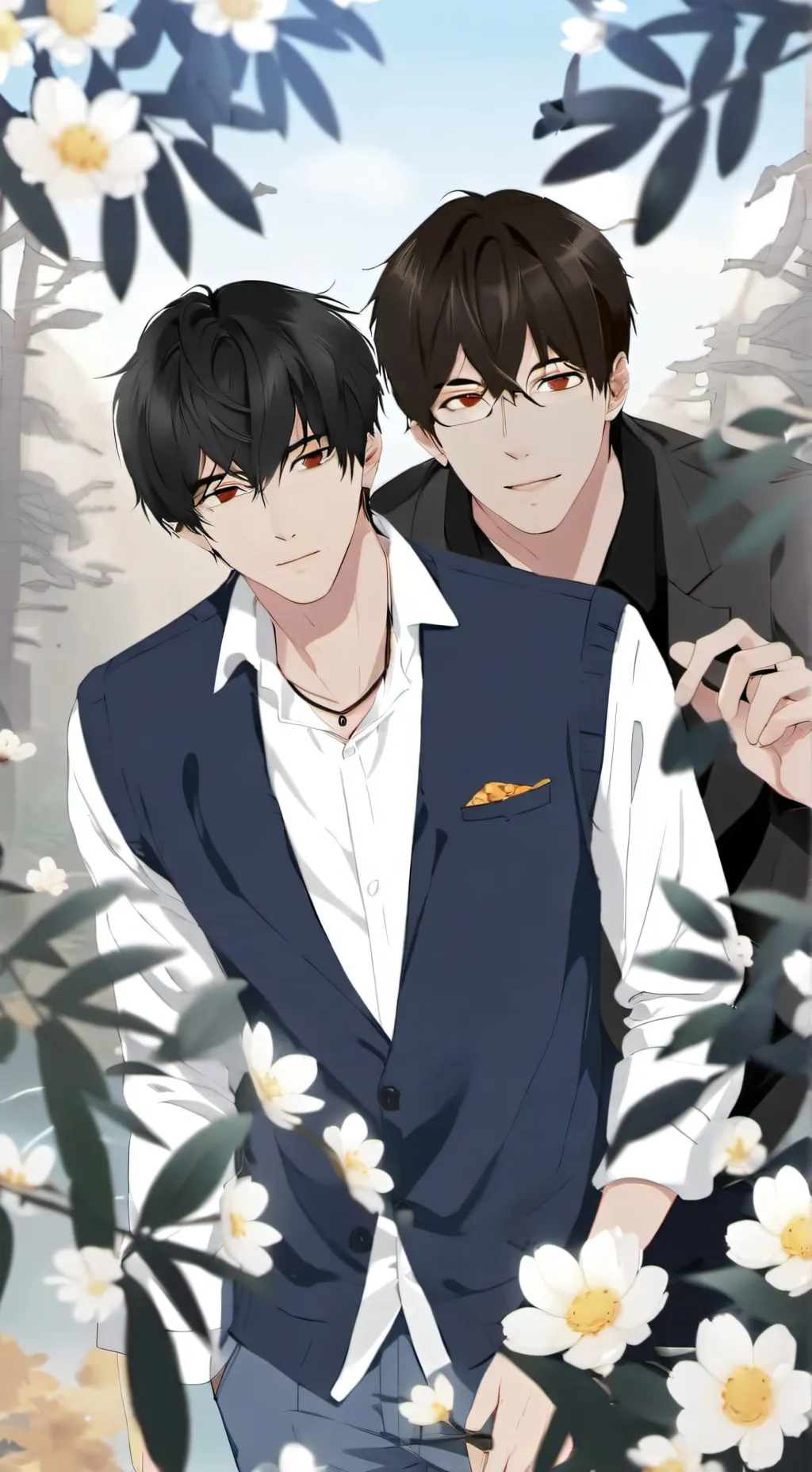 ai character: Levi👻🎬 background