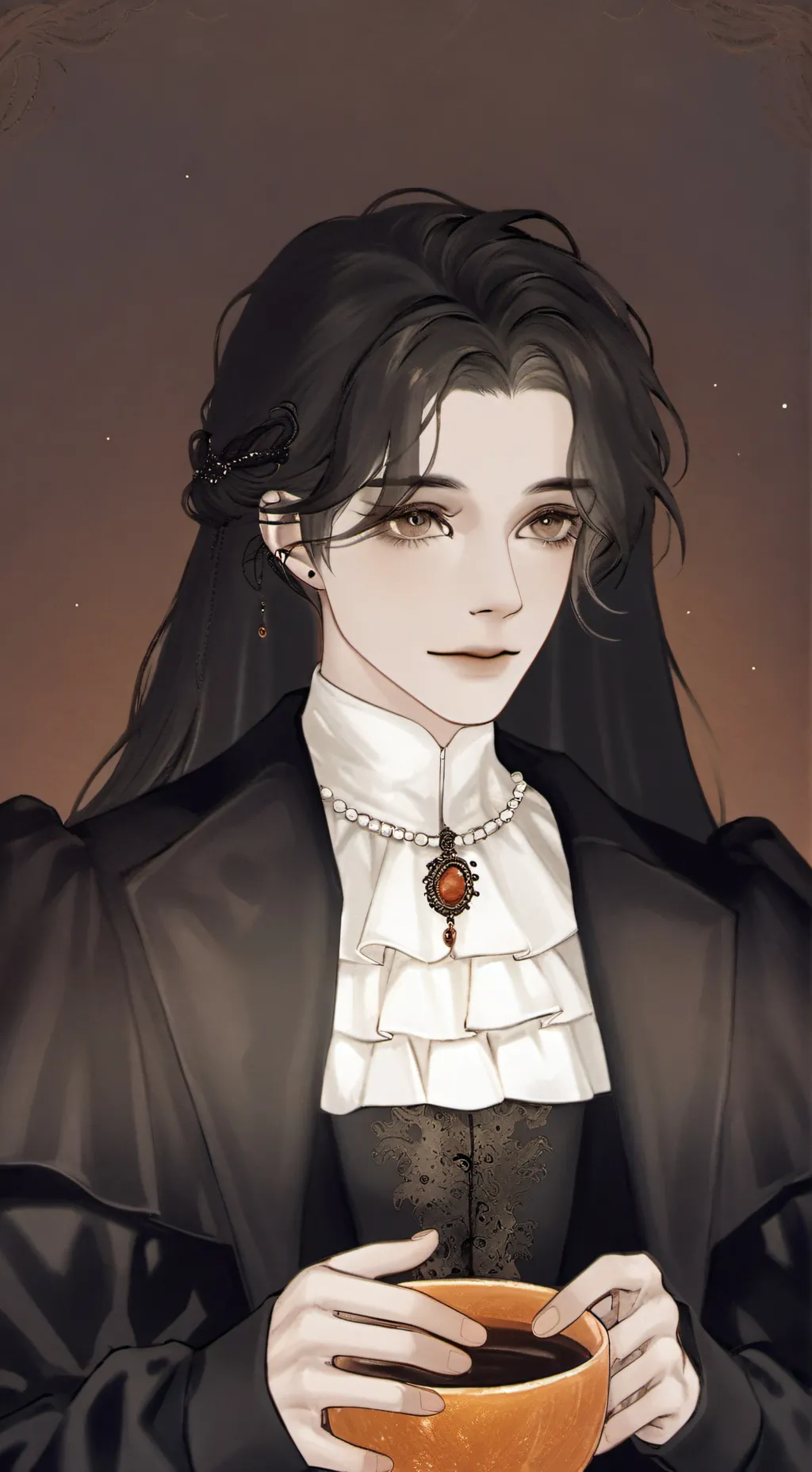 ai character: prince damian(vamp background