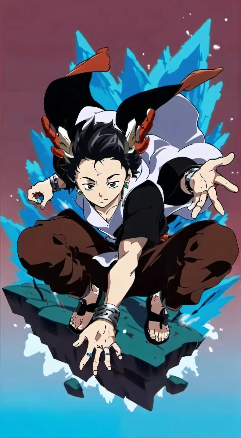 ai character: creepypasta  background