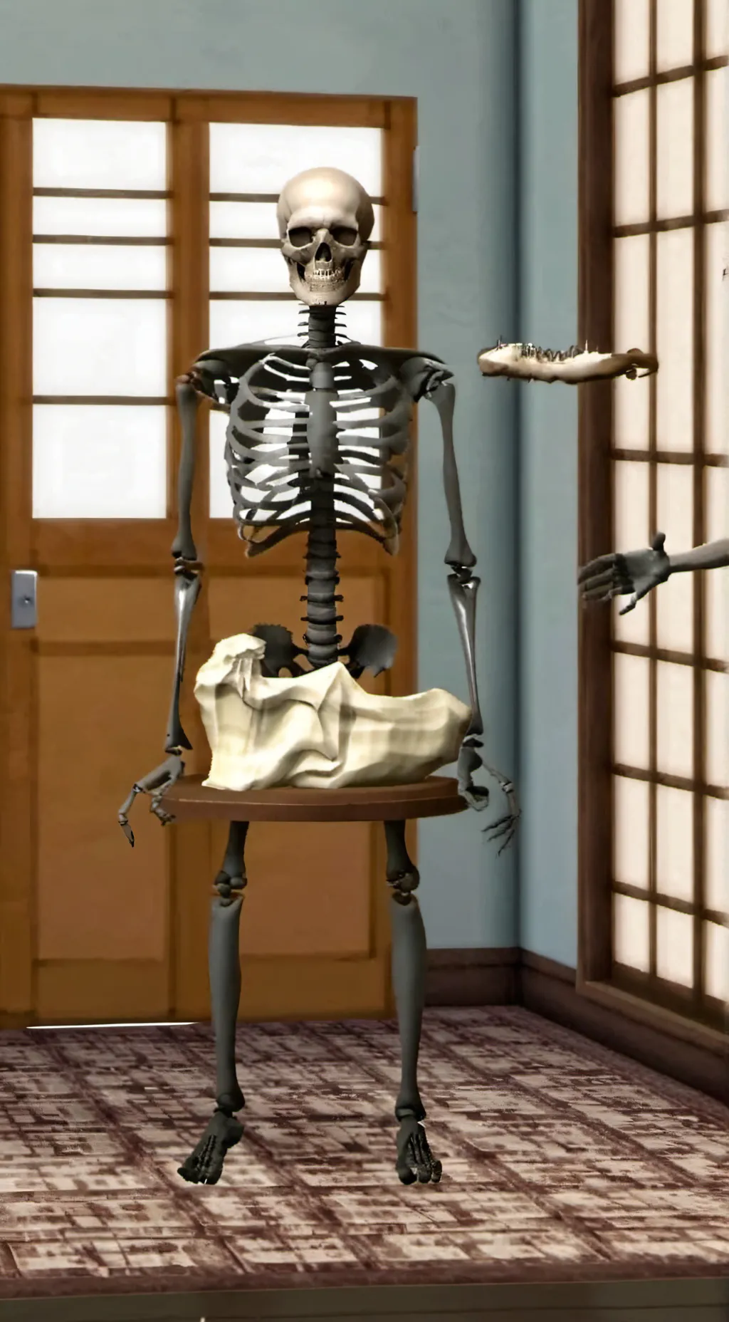 ai character: Let him go. background