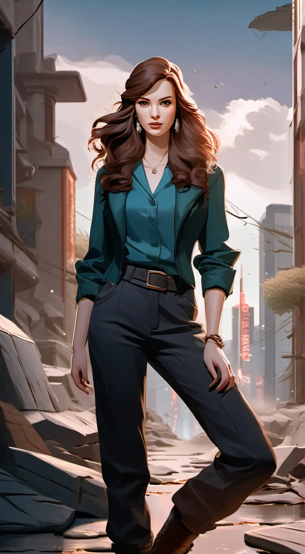 ai character: tmnt April's bro:) background