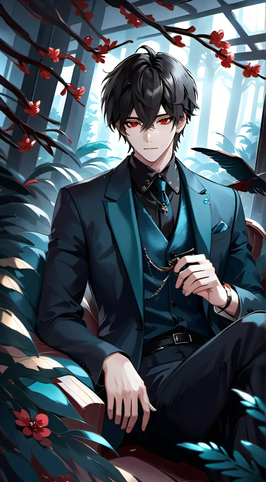 ai character: Alexis 🙈✨ background