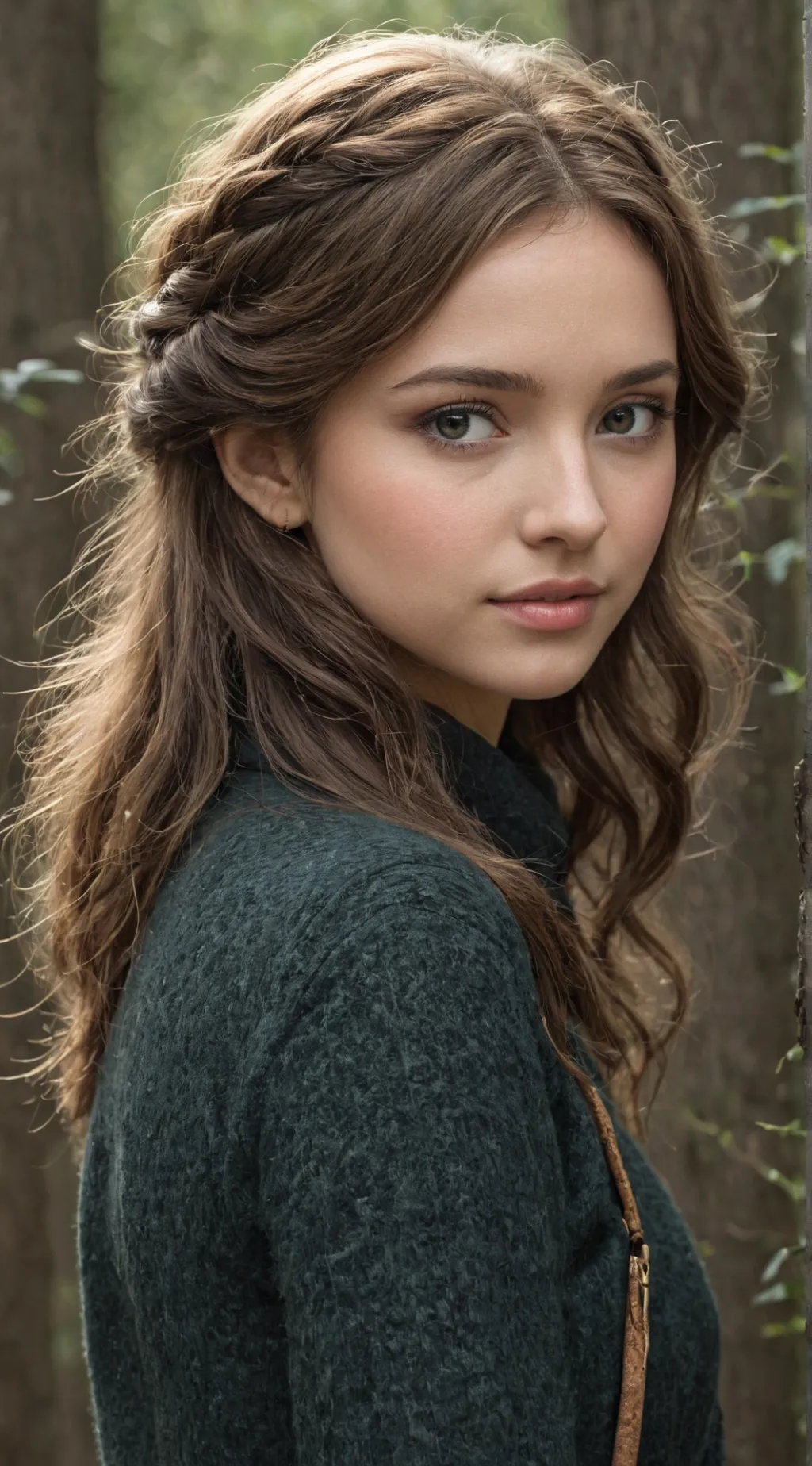 ai character: Oliva  background