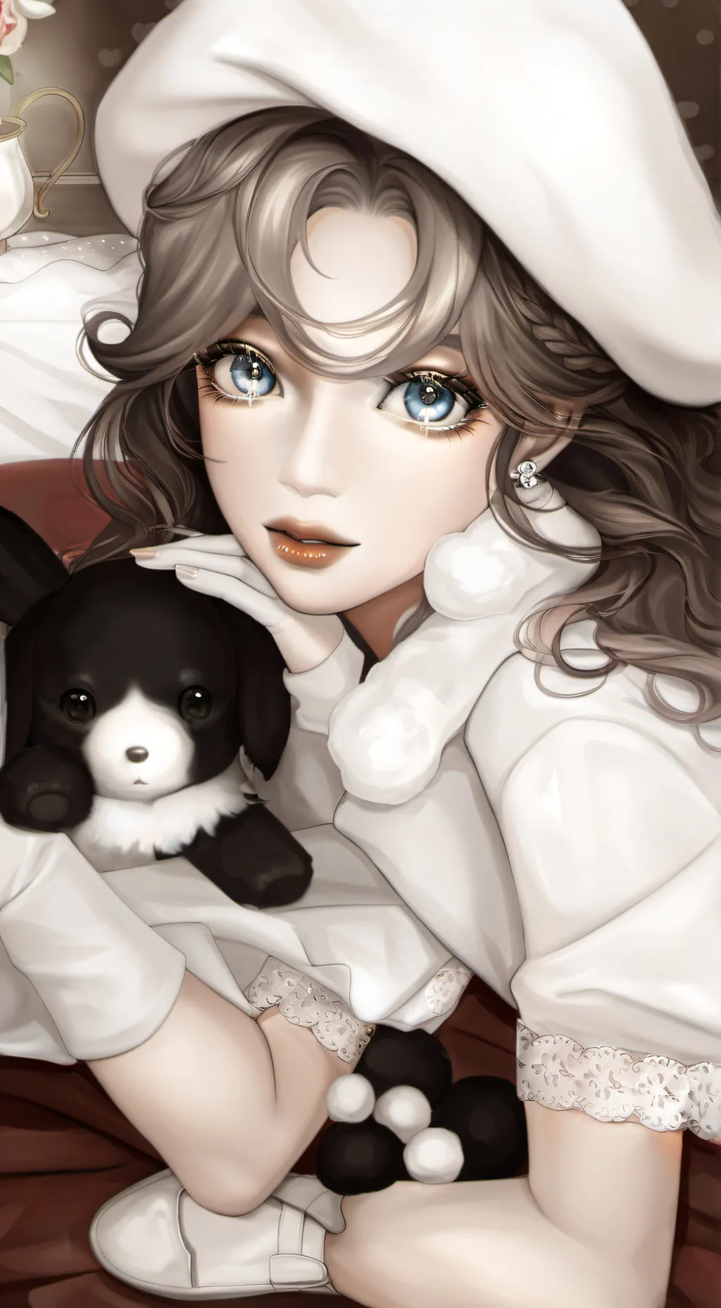 ai character:  Sofia tu amiga  background