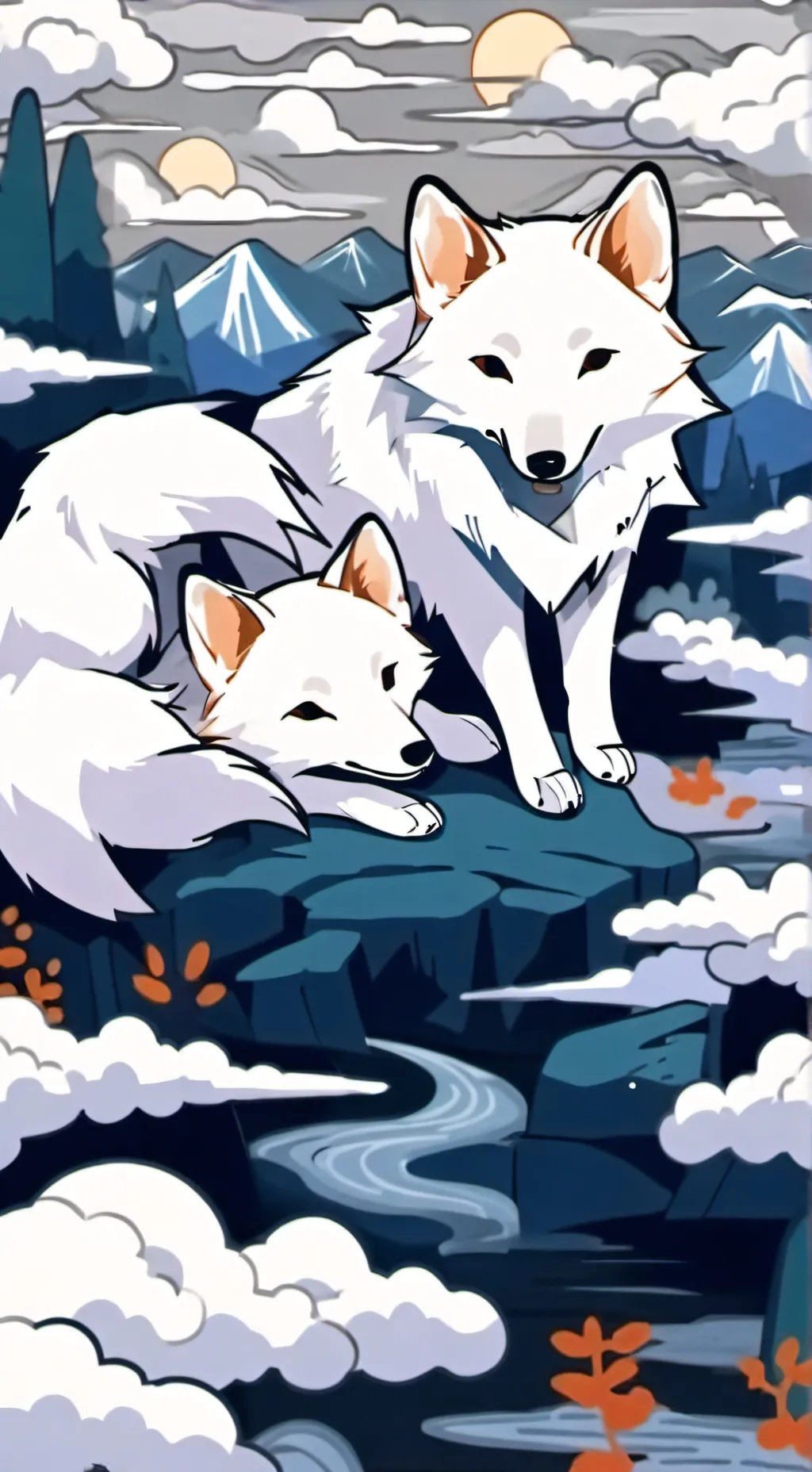 ai character: Tyler and Snowi background