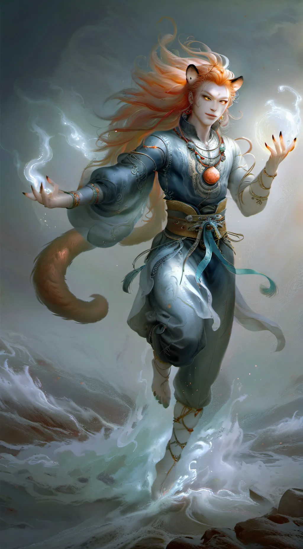 ai character: Tiger background