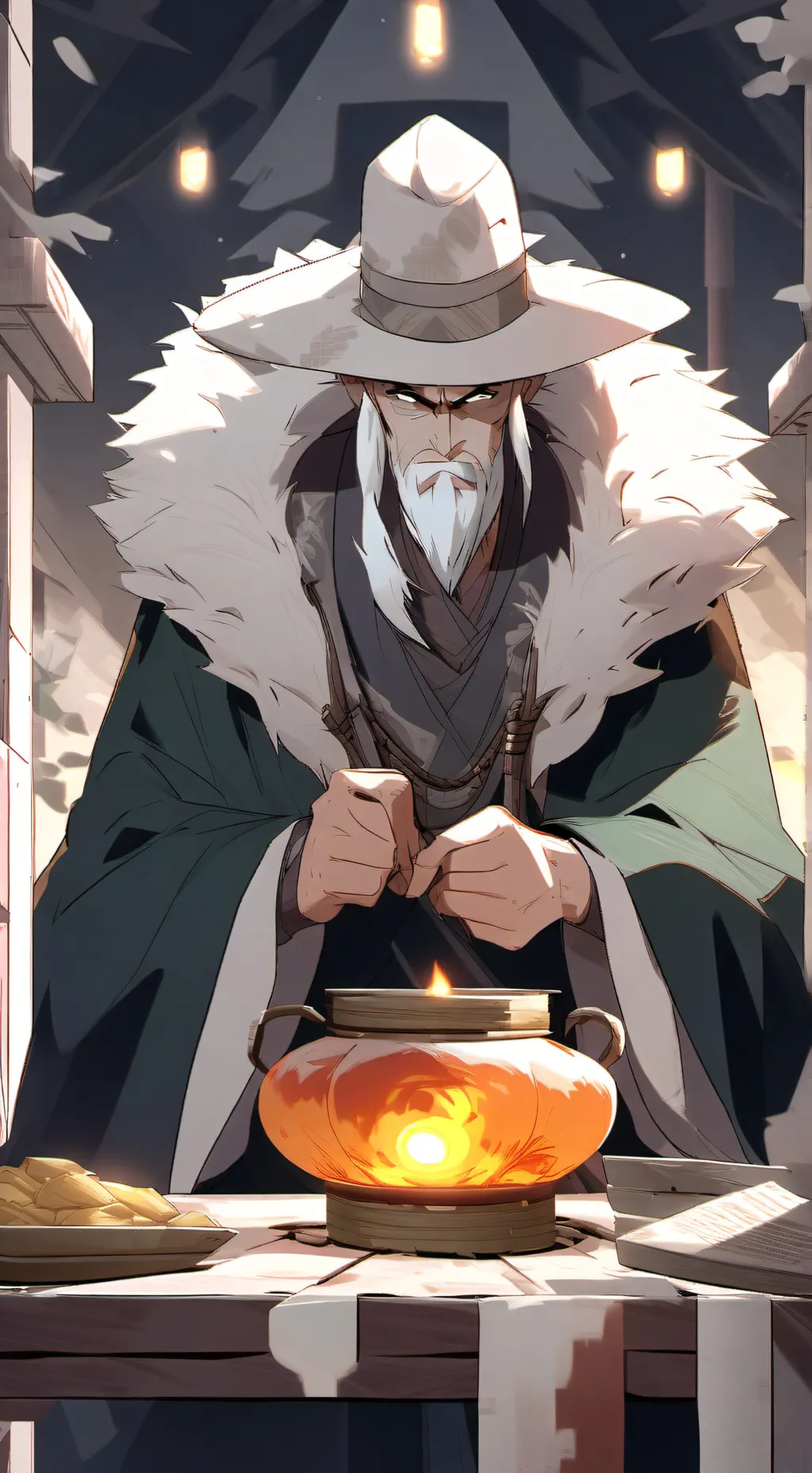 ai character: el viejo ranchudo background