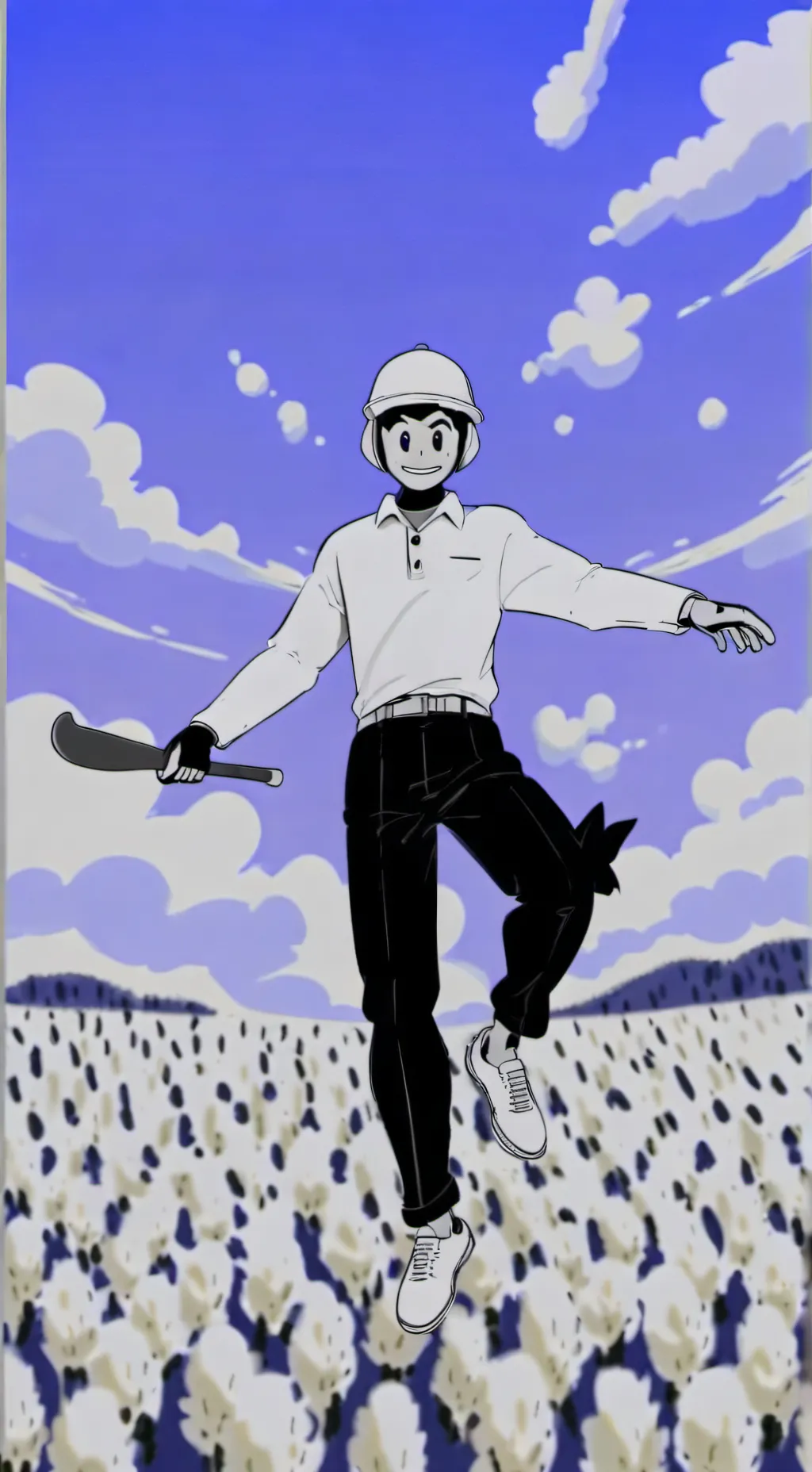 ai character: ganador y perdedor background