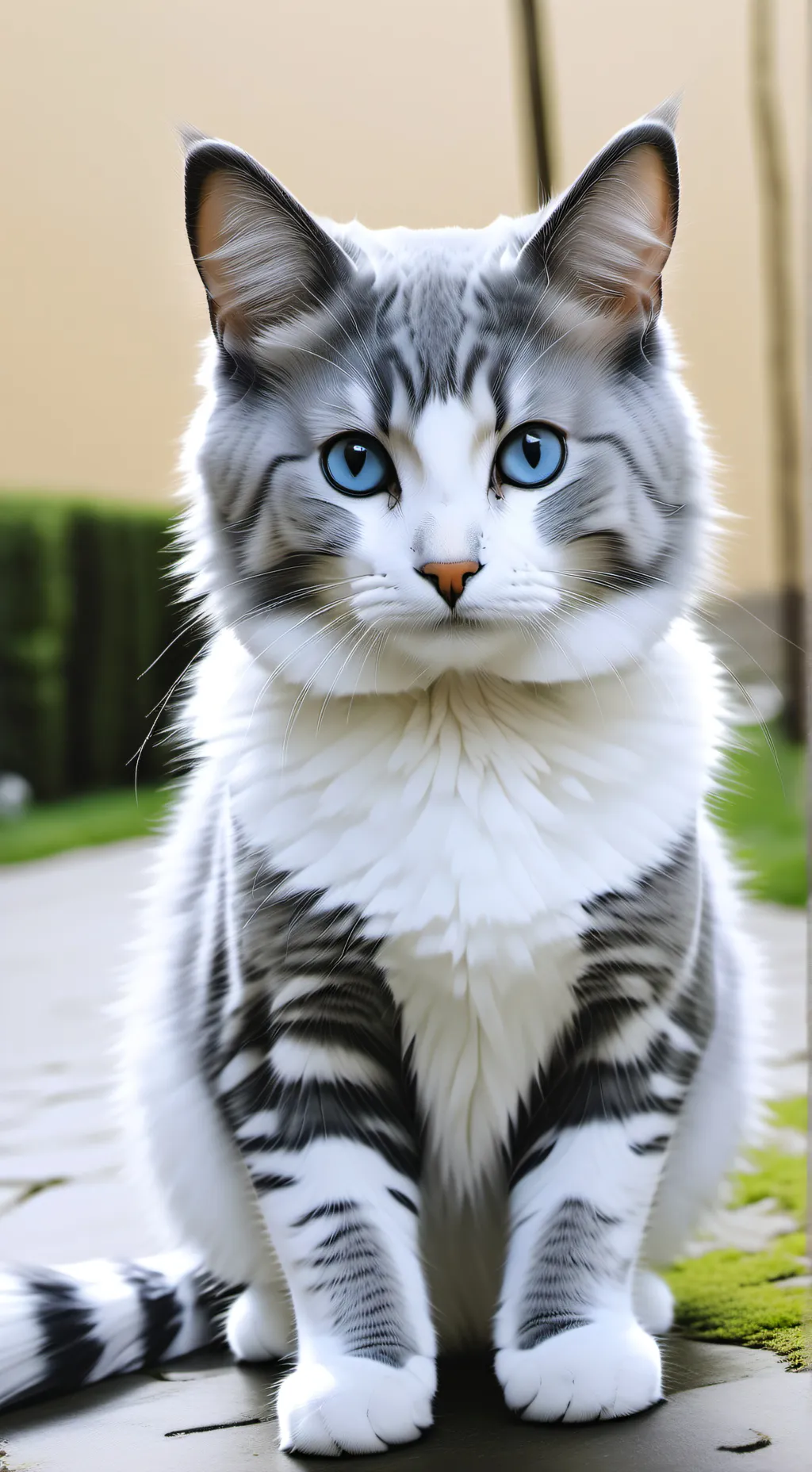 ai character: Your cat lucy background