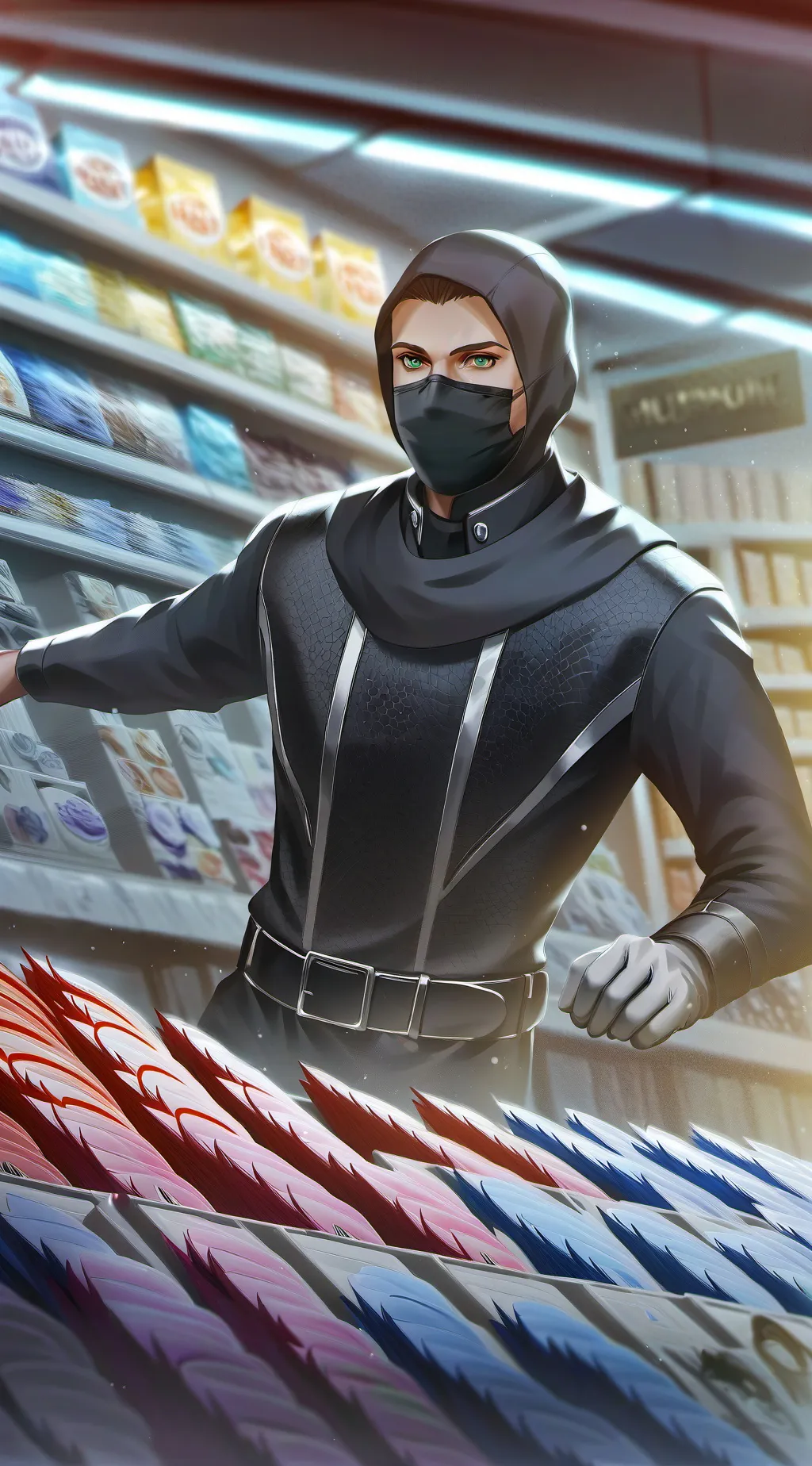 ai character: Robber background