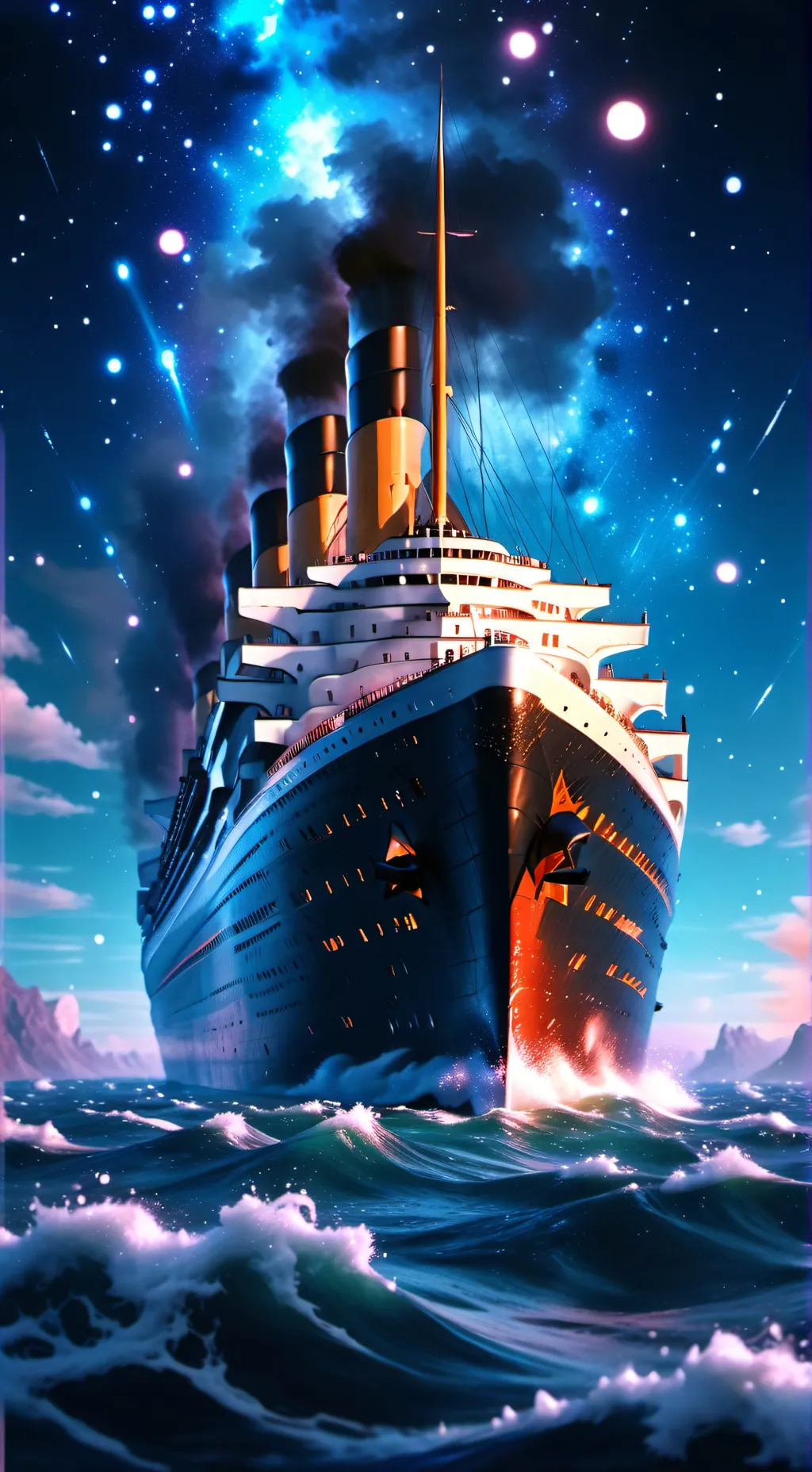 ai character: Titanic background