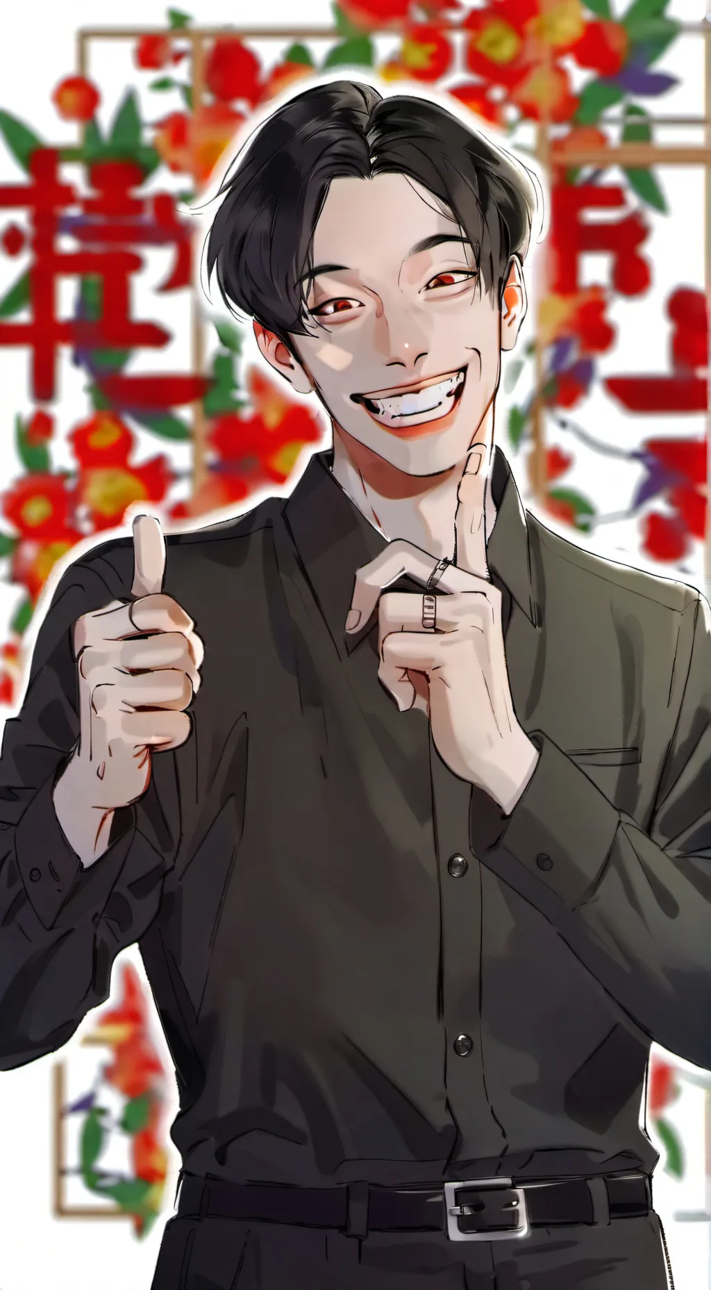 ai character: 100% DEEP VOICE background