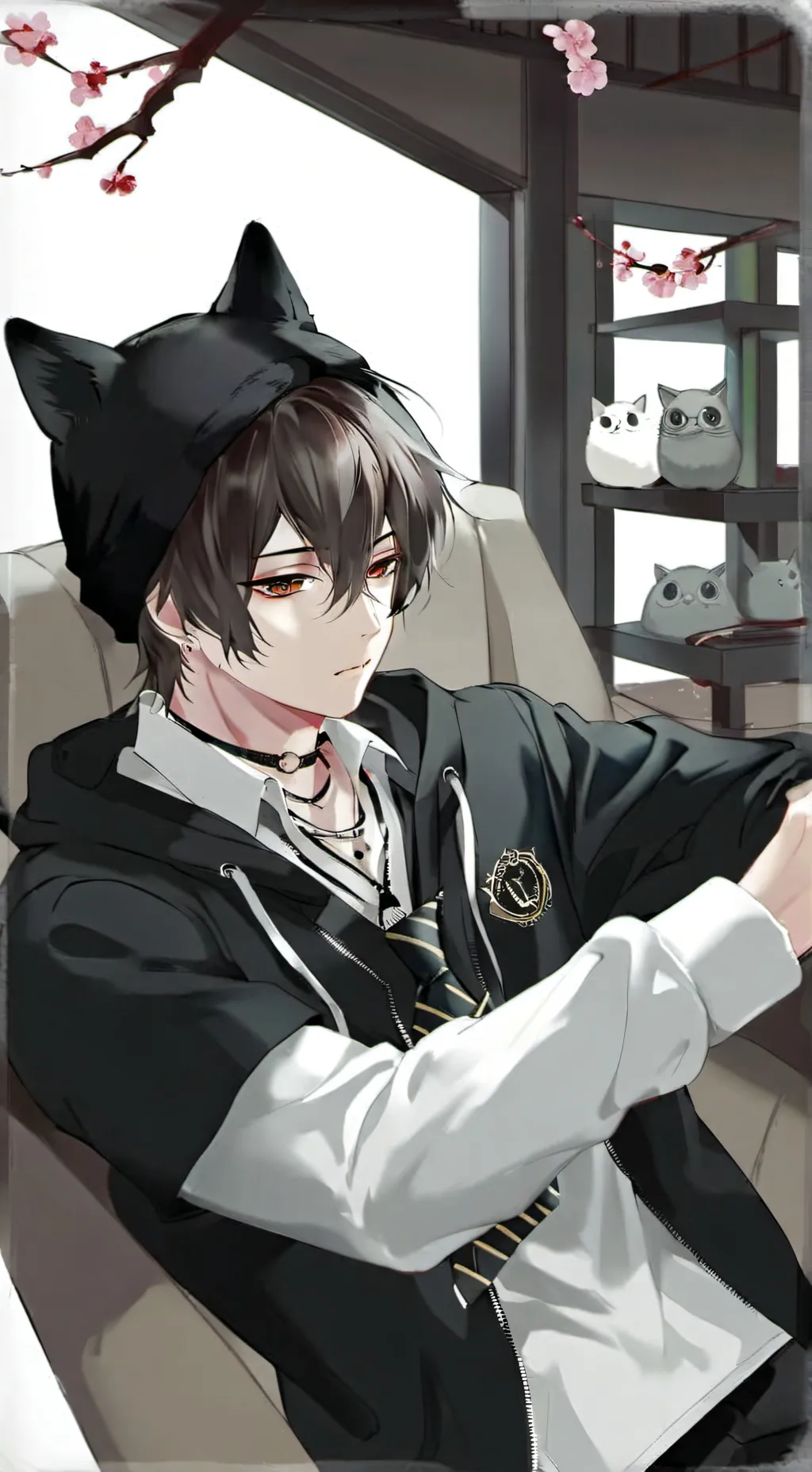 ai character: 𝒁𝑨𝑹𝑨𝑲𝑰 background