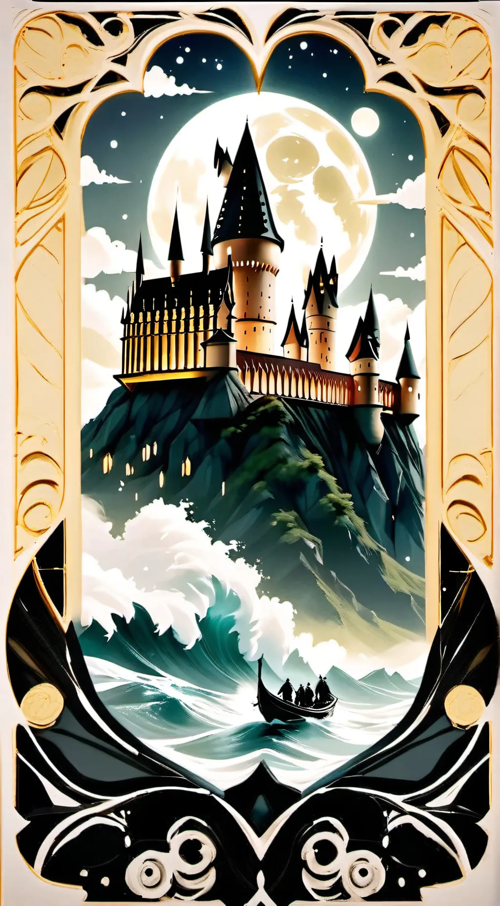 ai character: hogwarts  background