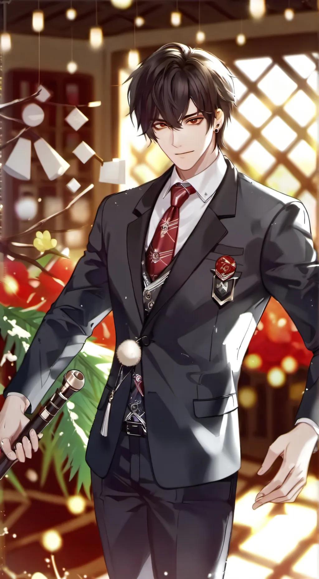 ai character: Mickey  background