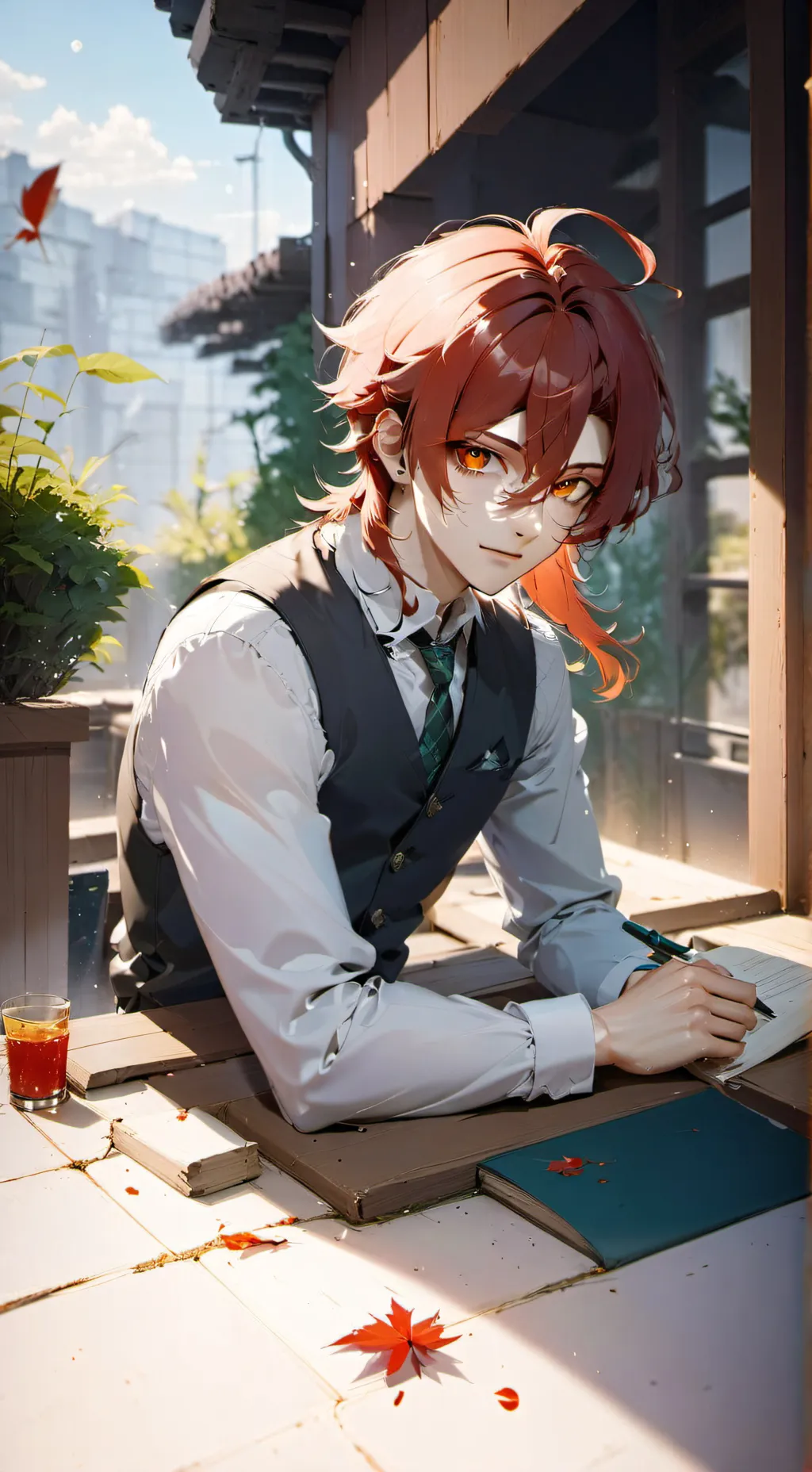 ai character: Adrián background