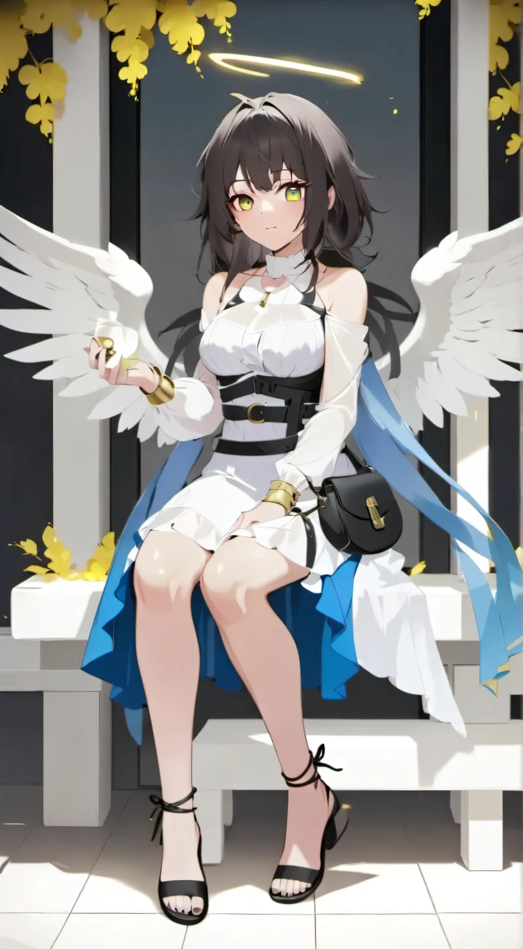 ai character: Gabriela anjinha  background