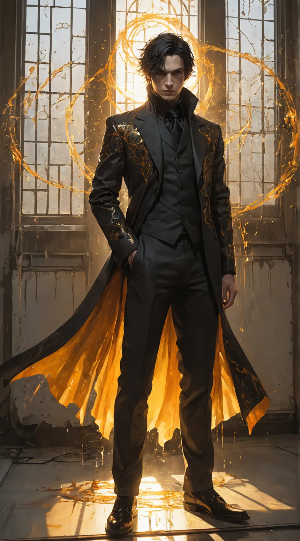 ai character: Helios background