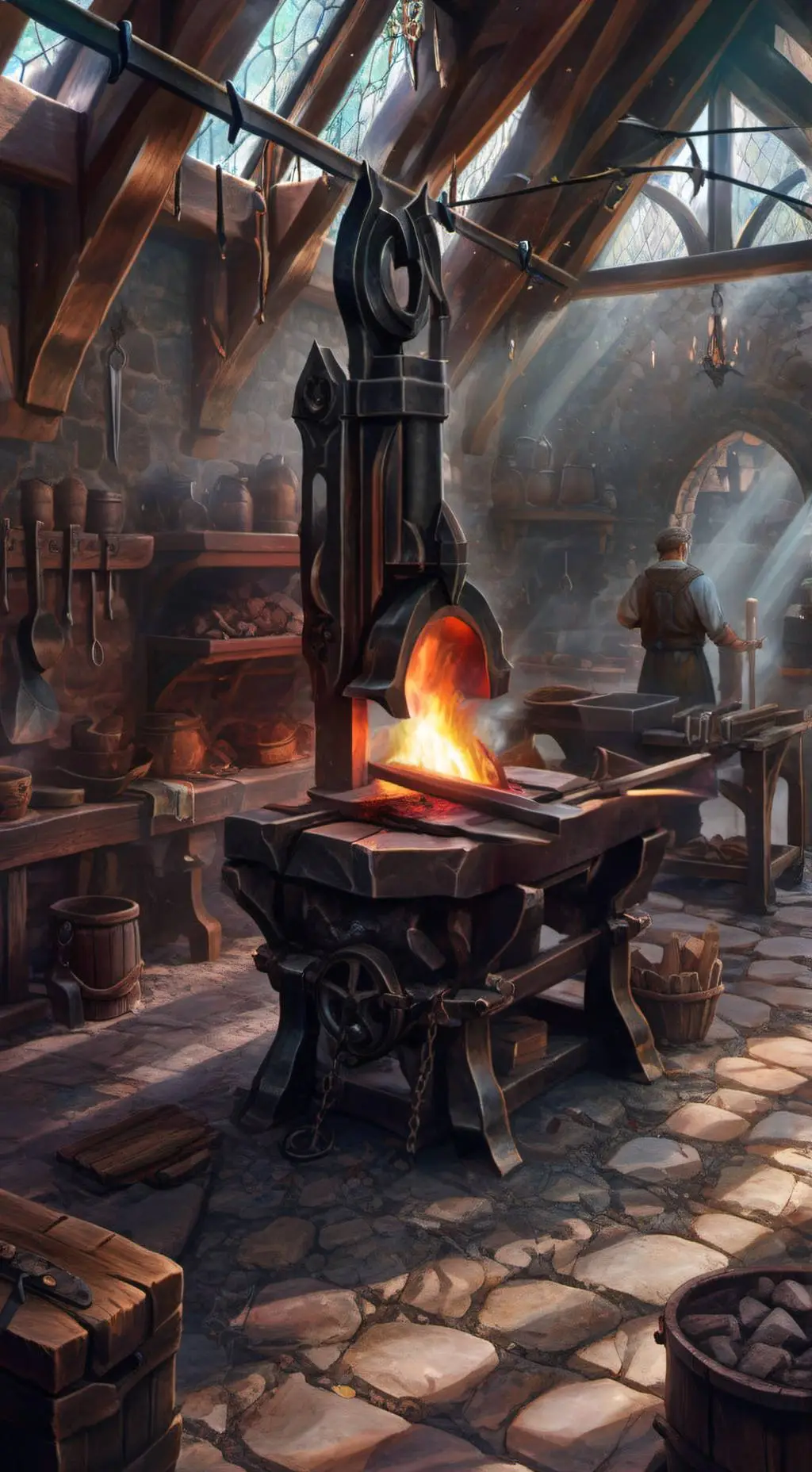 ai character: Charles Beckendorf background