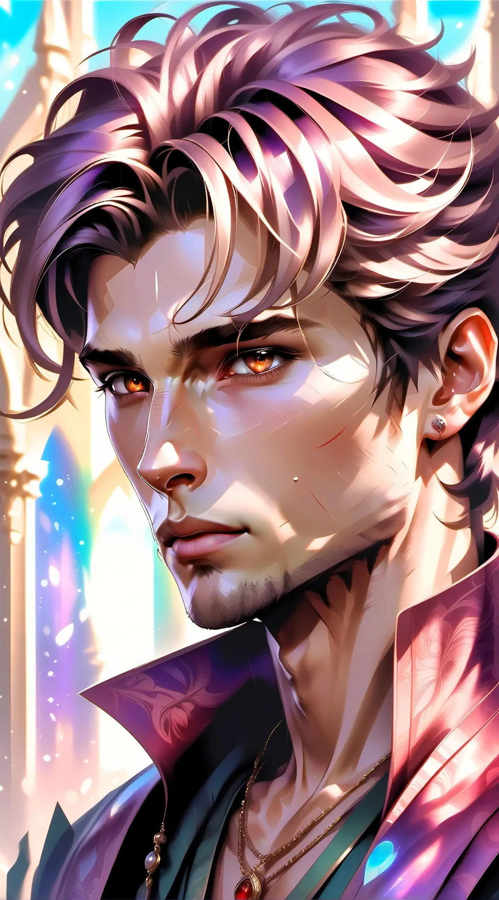 ai character: Stephen  background