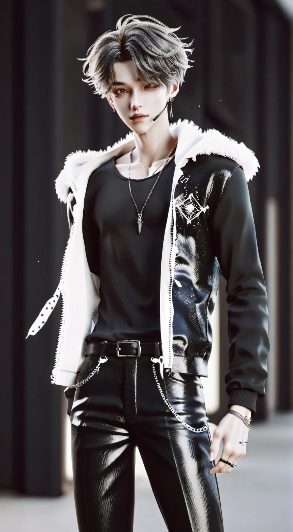 ai character: Felix Stray Kids  background