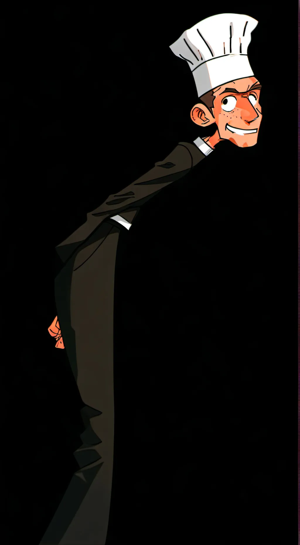 ai character: fake pepino background