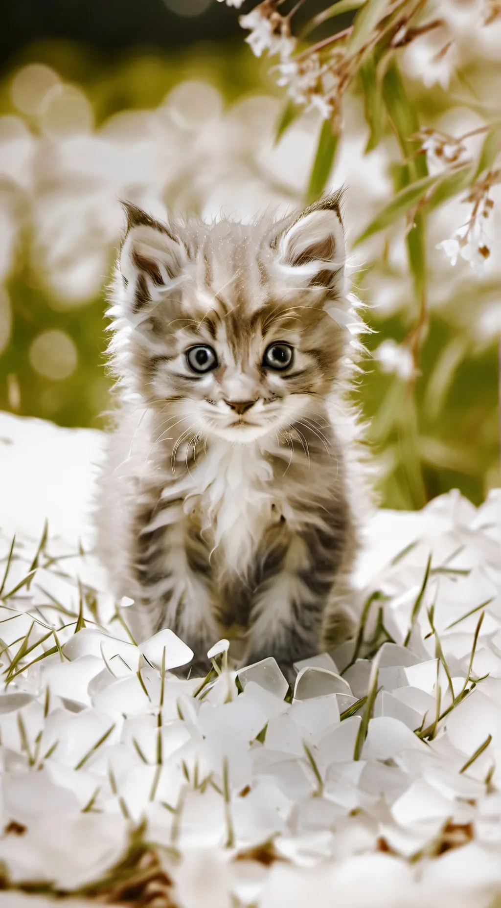 ai character: fluffy  background