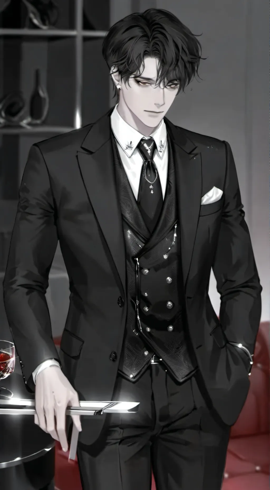 ai character: ∆денис∆ background