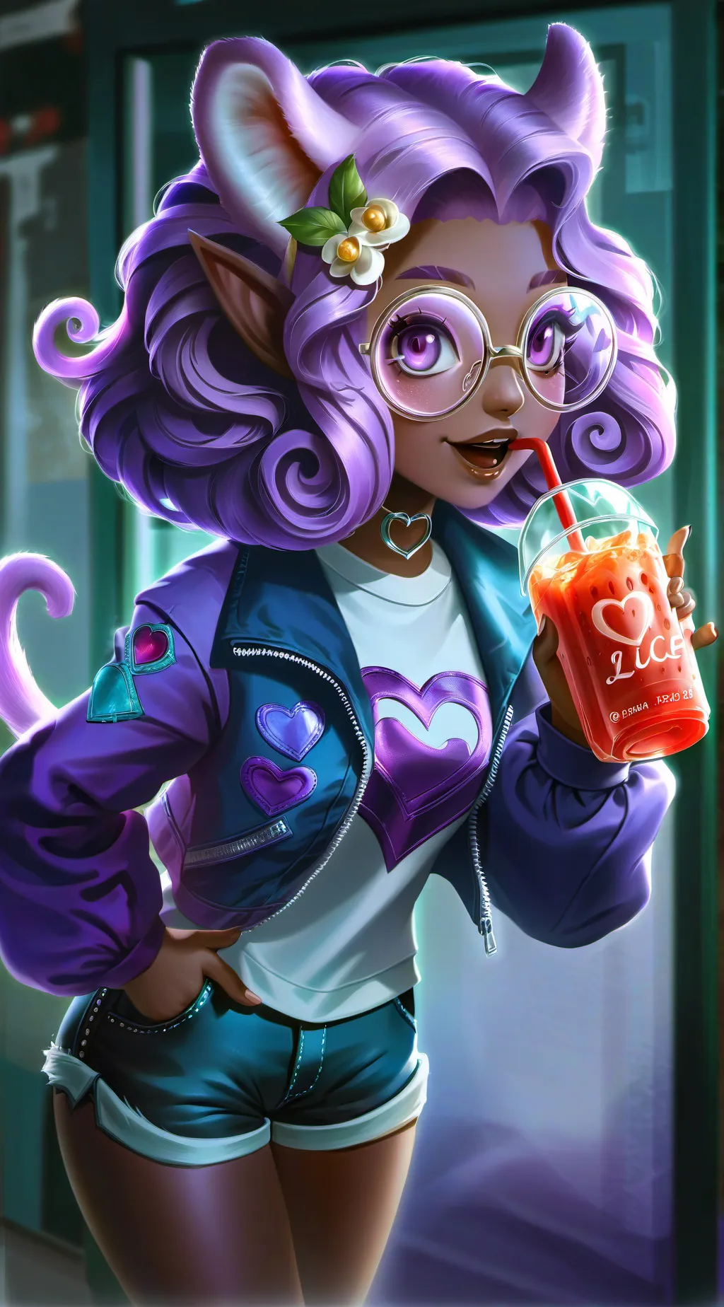 ai character: Moony background