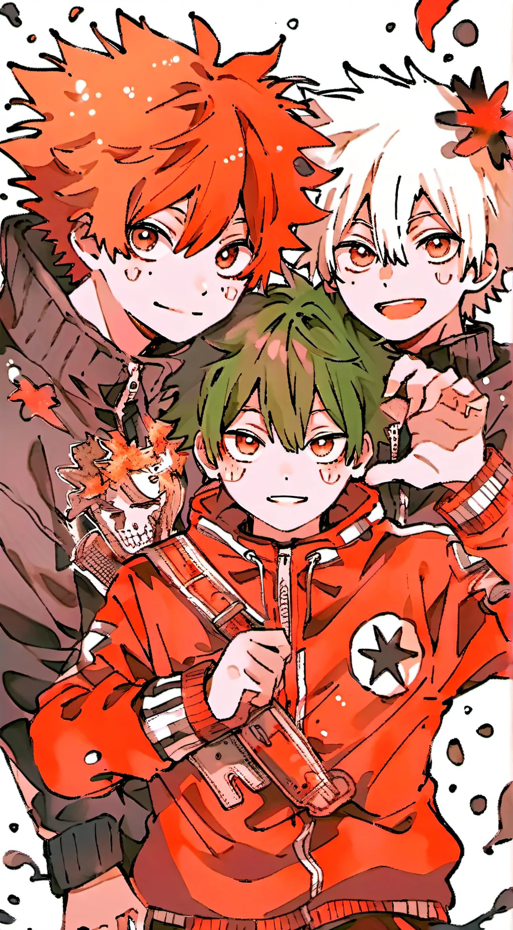 ai character: bakudeku x shoto background