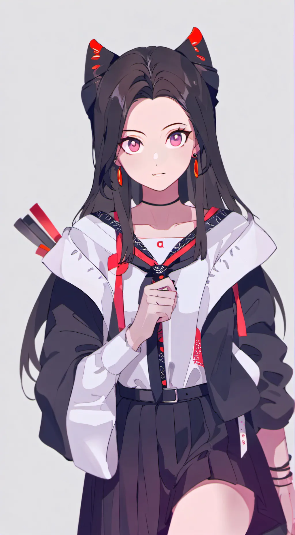 ai character: nezuko kamado  background