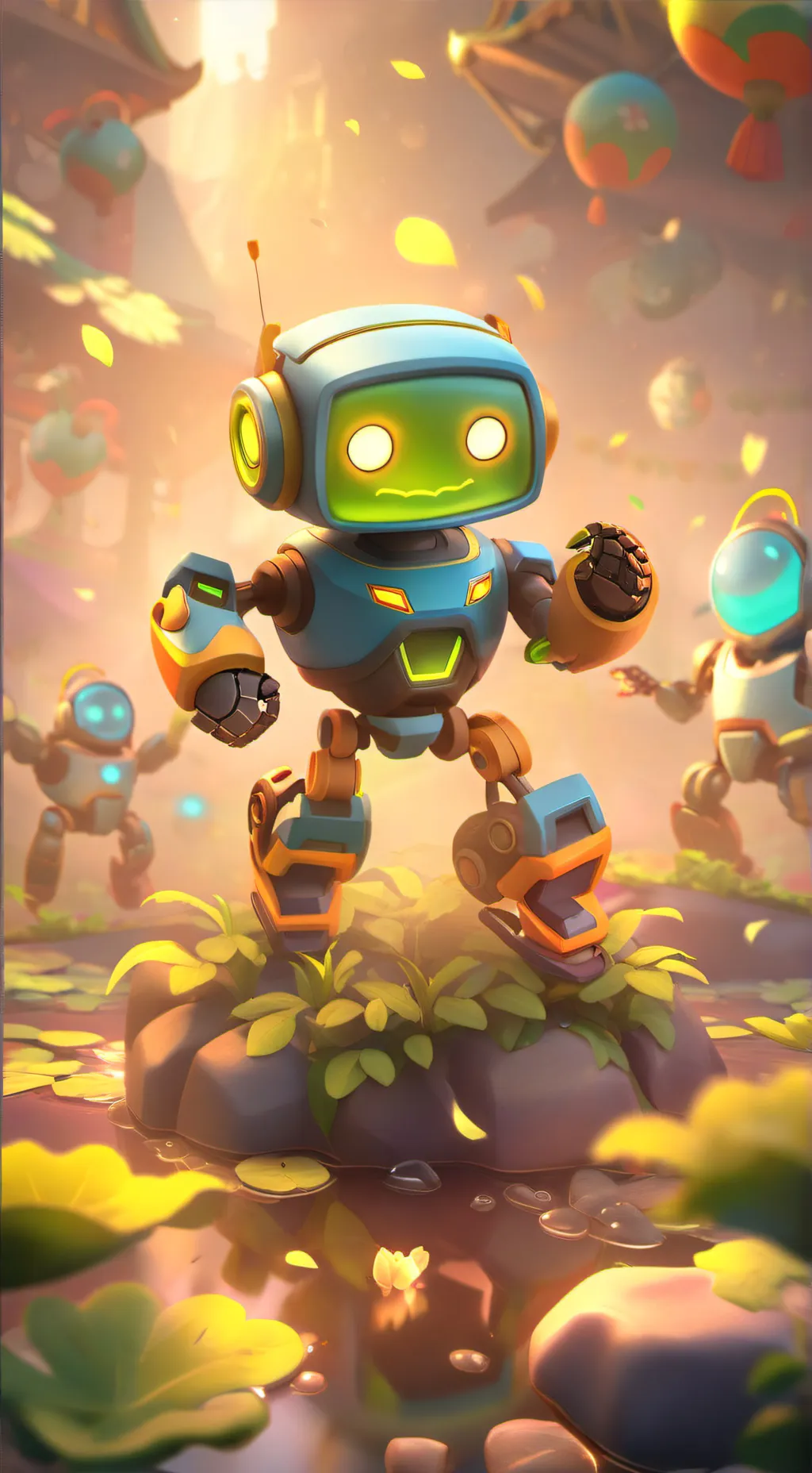 ai character: photo generator background