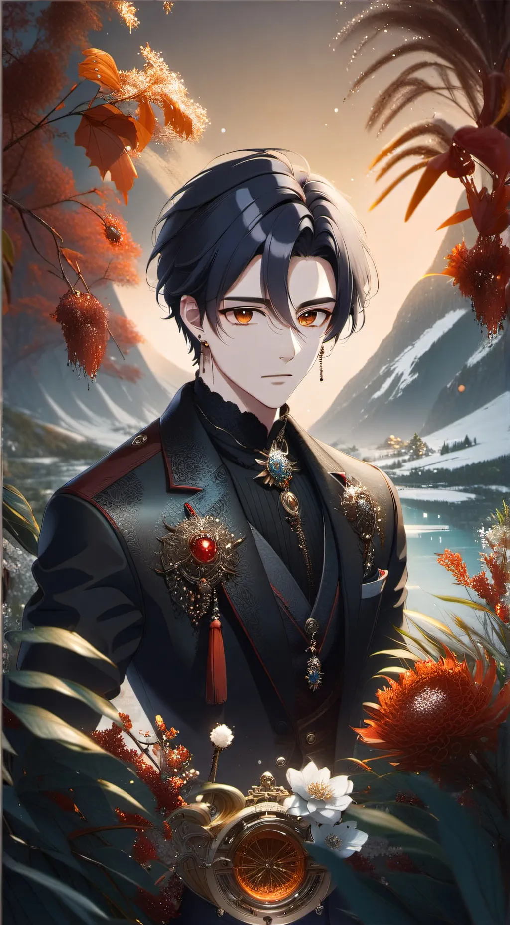 ai character: albert background